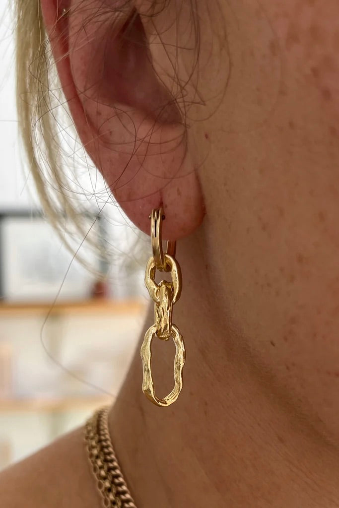 Mercurial Anise Chain Earrings