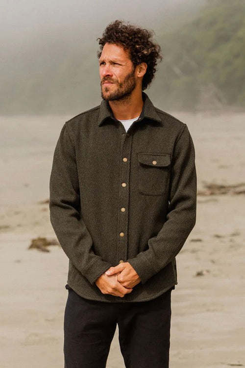 Jericho Wool Shirt / Fern