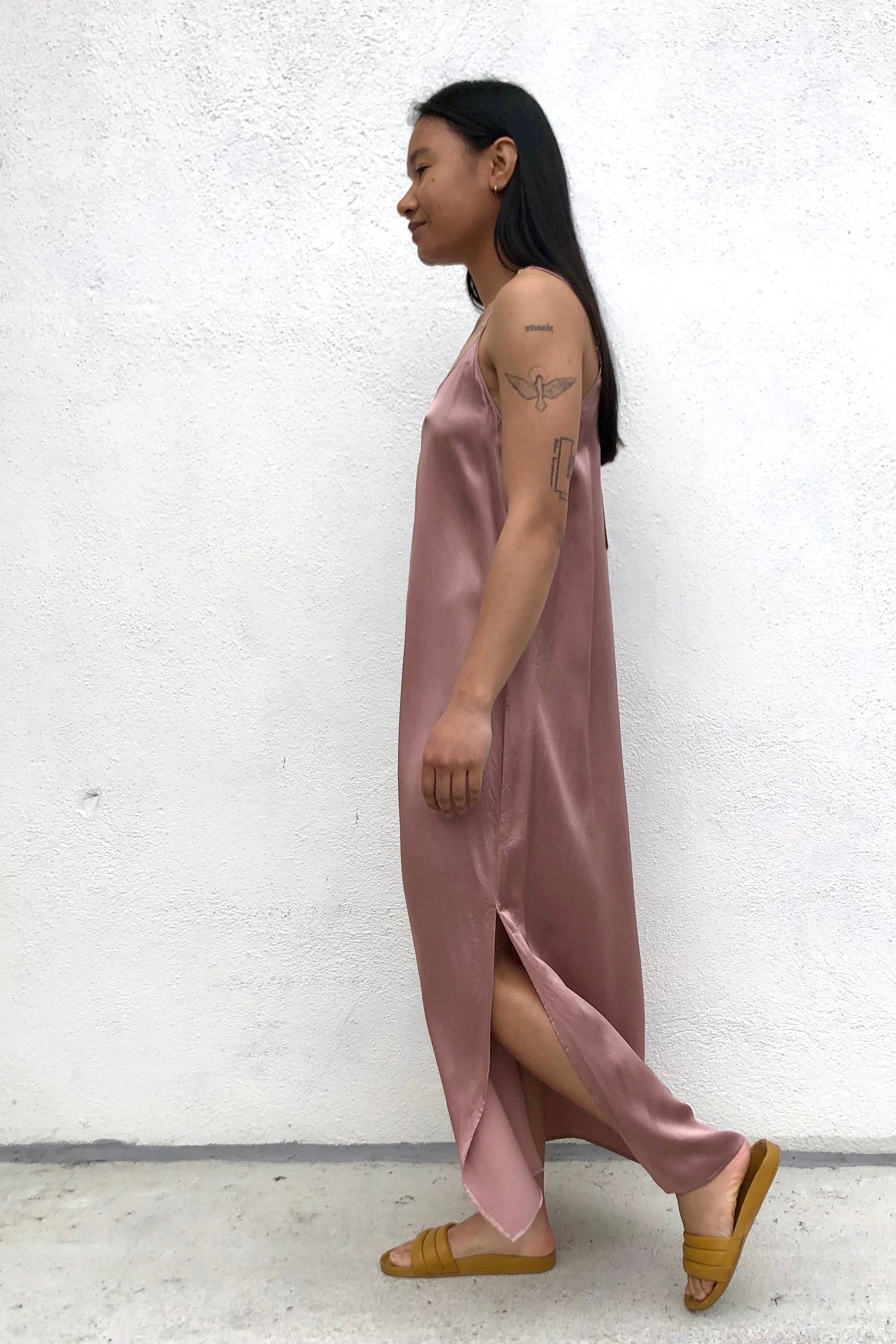 Riverside Slip Dress / Sage