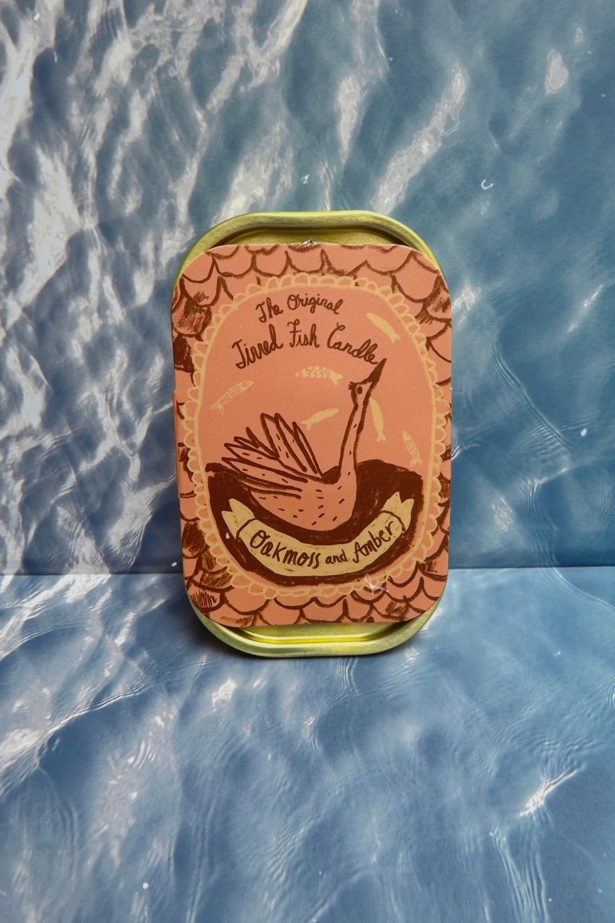 Tinned Fish Candle / Oakmoss & Amber