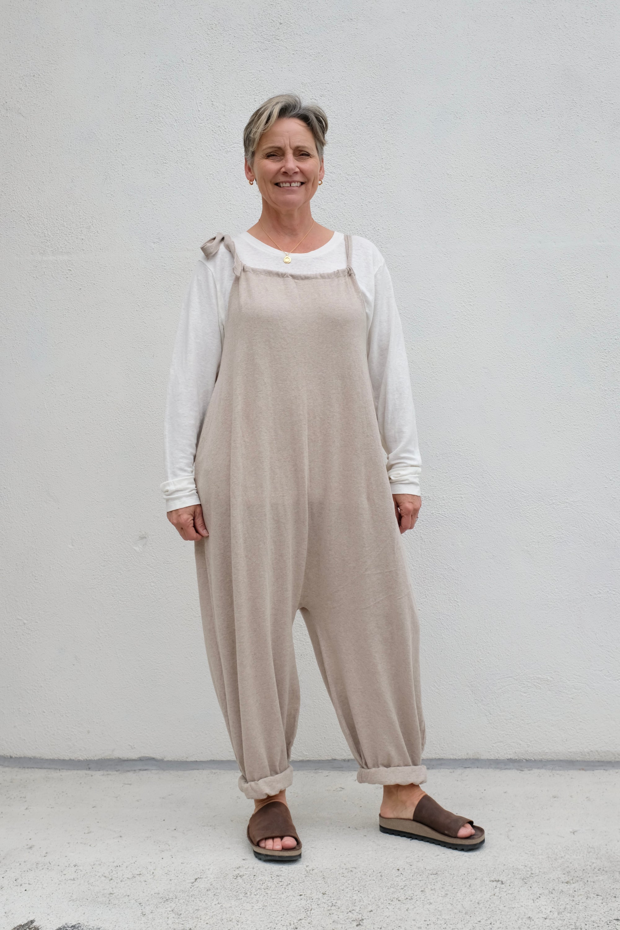 Lauren Manoogian Gather Jumpsuit / Sisal
