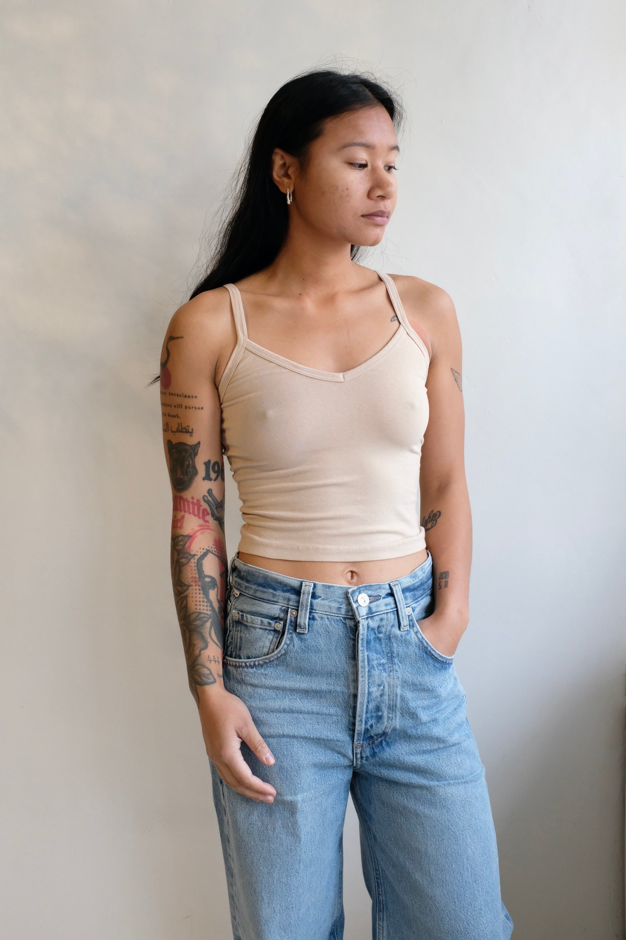 Jungmaven Spaghetti Tank / Oat Milk