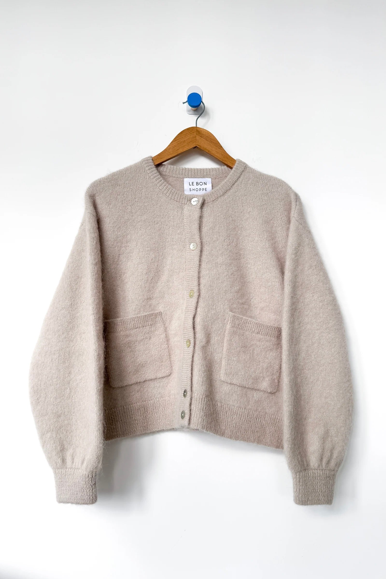 Le Bon Shoppe Amélie Alpaca Cardigan / Smoke