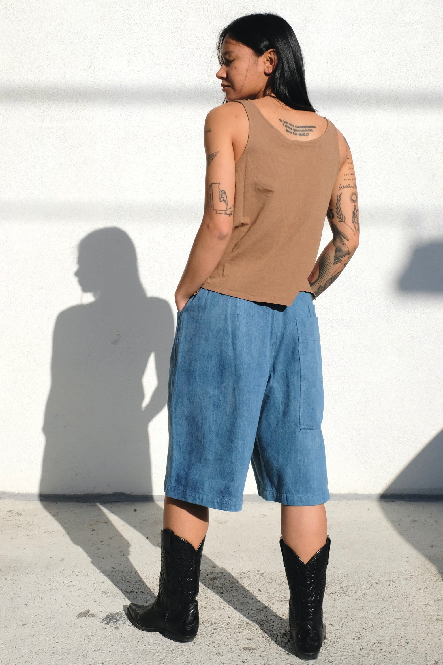 Jungmaven Trinity Cropped Tank / Coyote