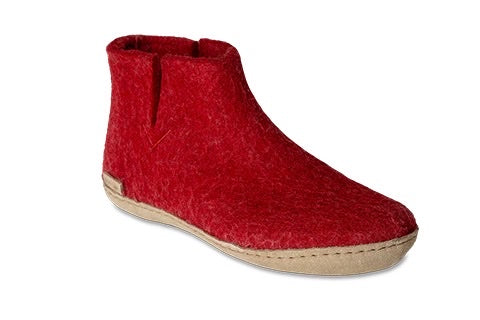 Glerups Boot Leather Sole / Red