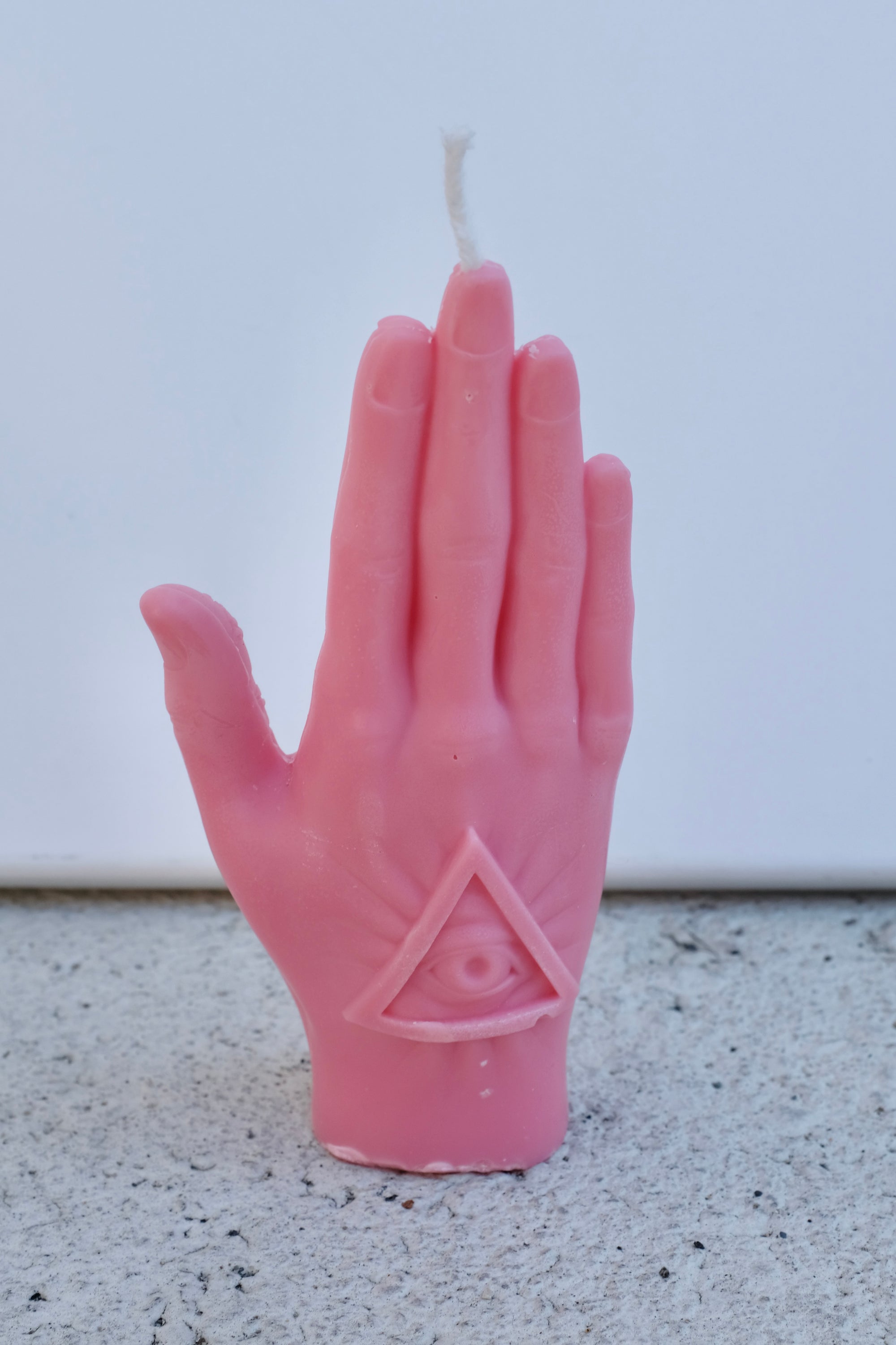 Palmistry Hand Candle / Pink Grapefruit