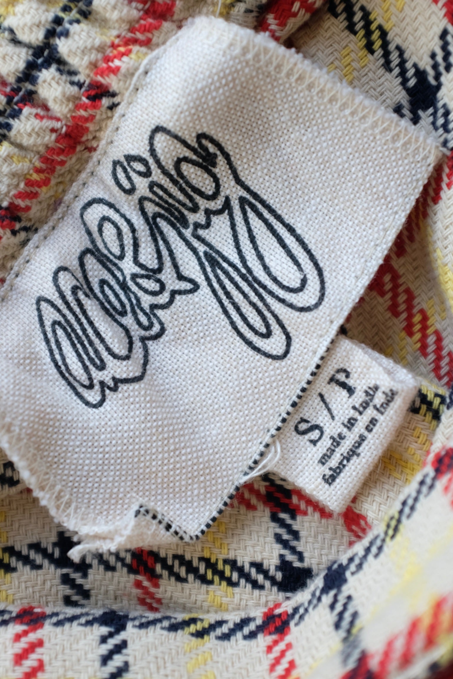 Pre-loved / Ace & Jig Plaid Apron Dress / Size S