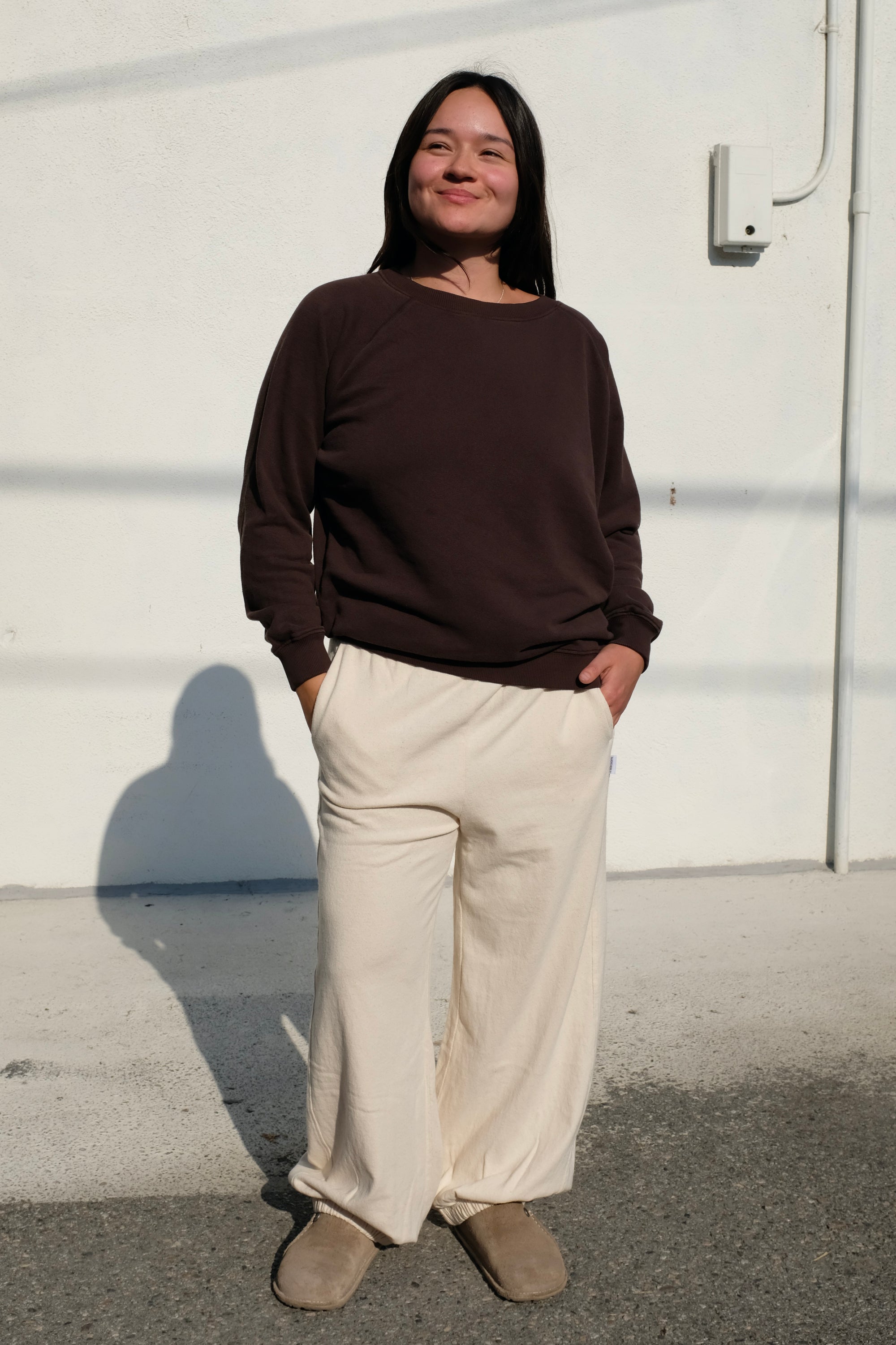Bonfire Long Sleeve Raglan / Coffee Bean