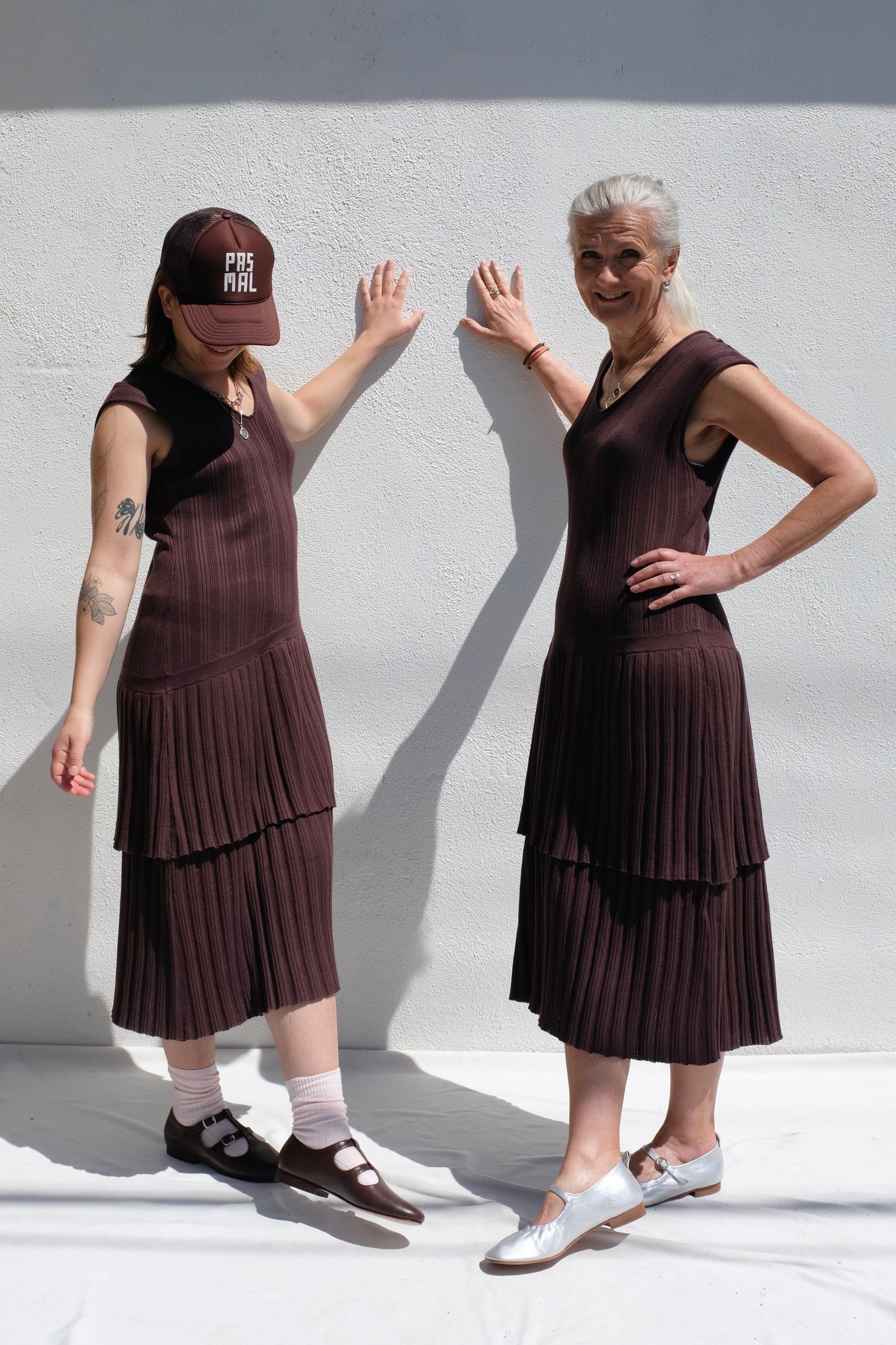 Flared Dress / Chocolate