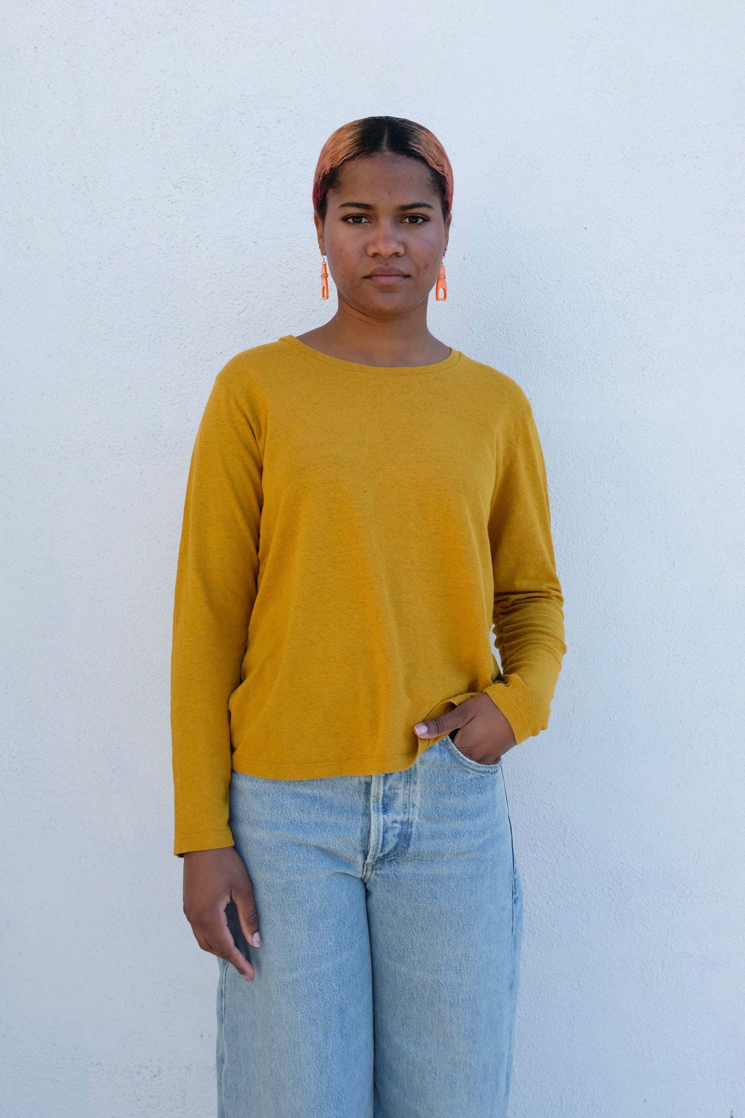 Jungmaven Encanto Long Sleeve / Spicy Mustard