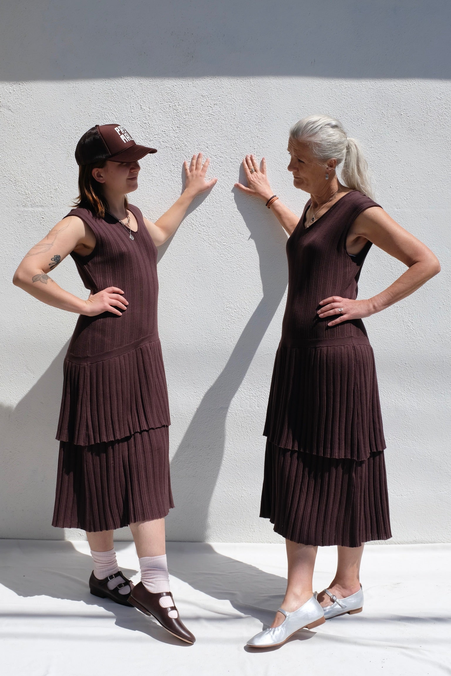 Flared Dress / Chocolate