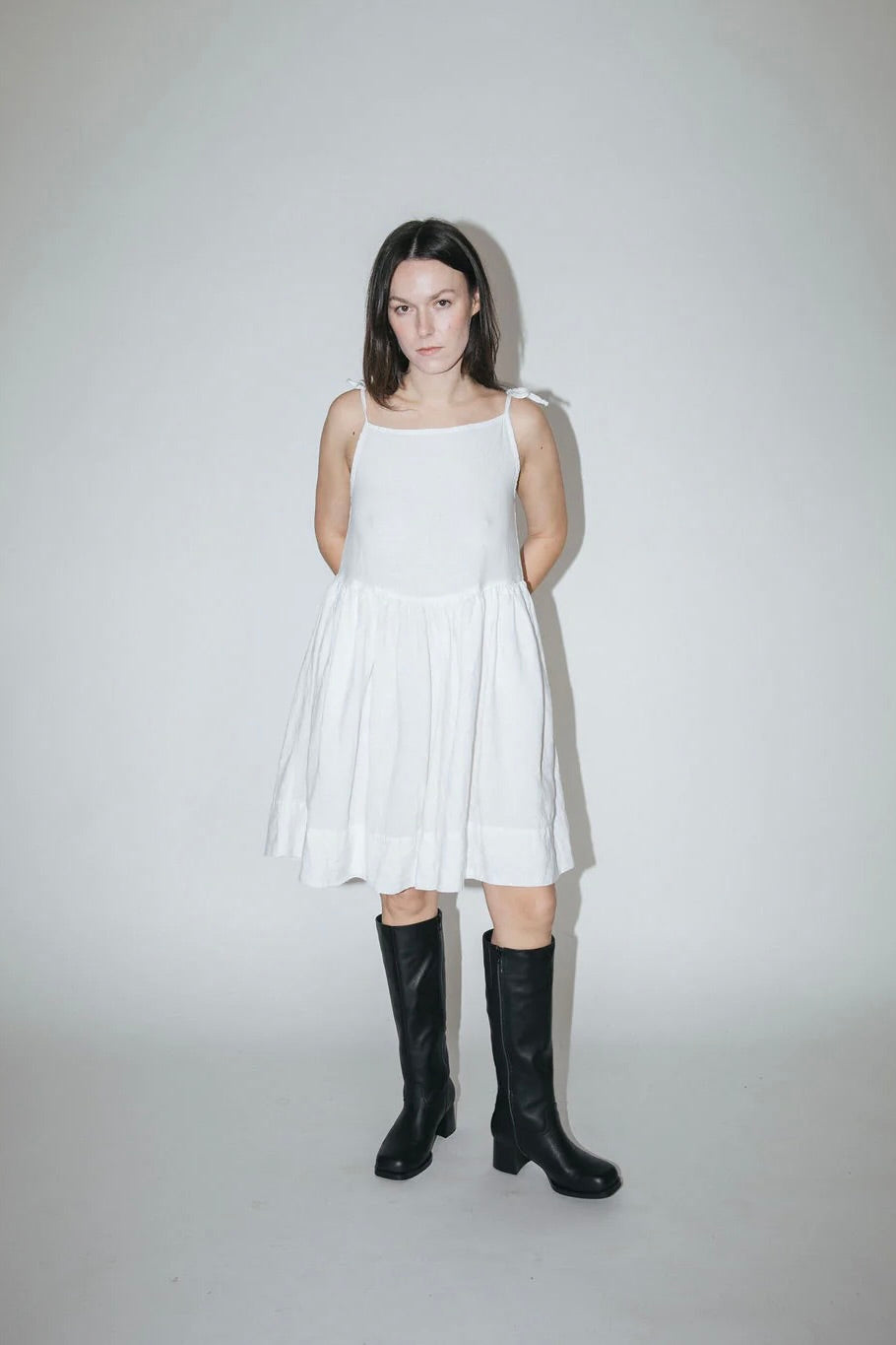 Shelter Rudy Dress / White