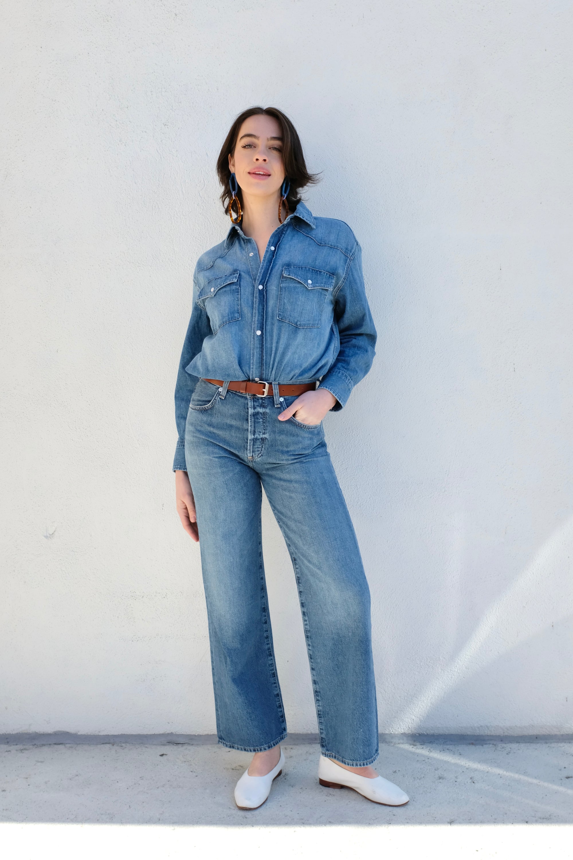 Citizens of Humanity Kayla Western Shirt / Douro