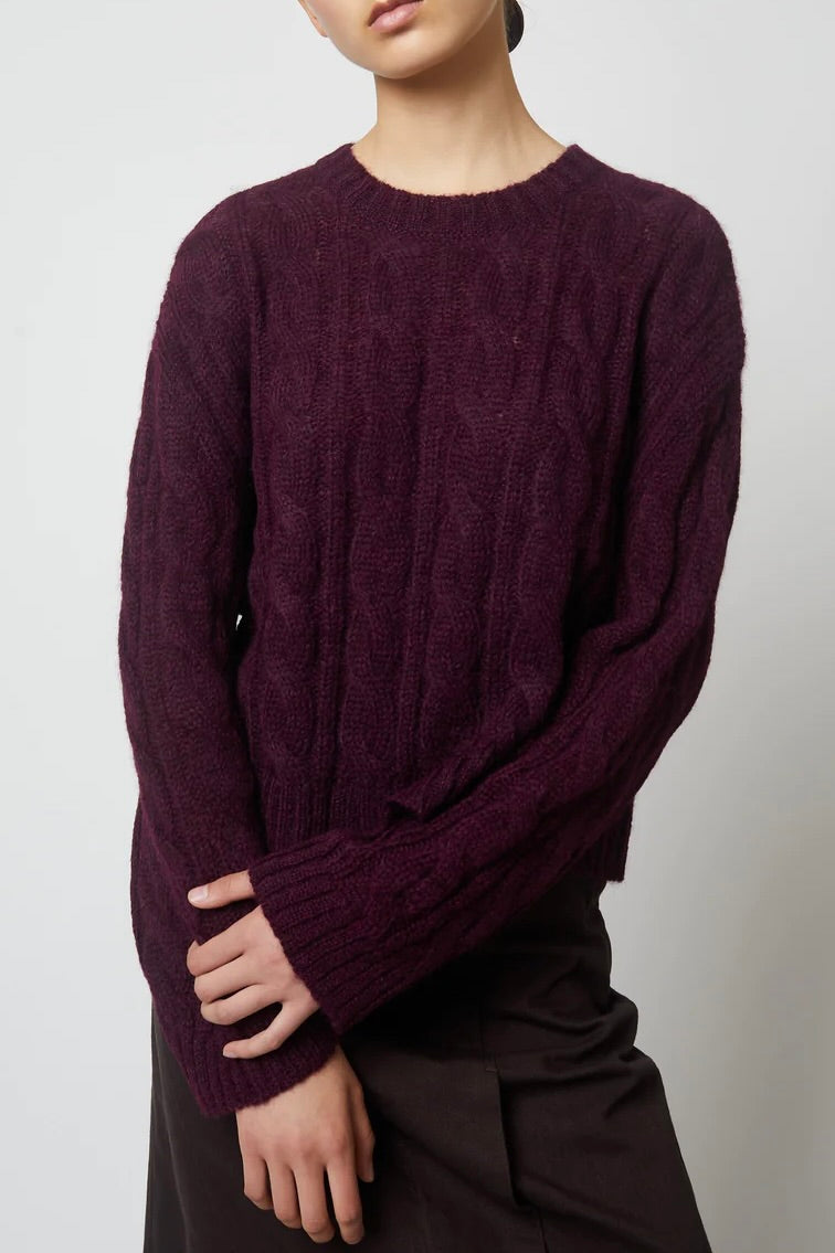 Agata Sweater / Deep Violet