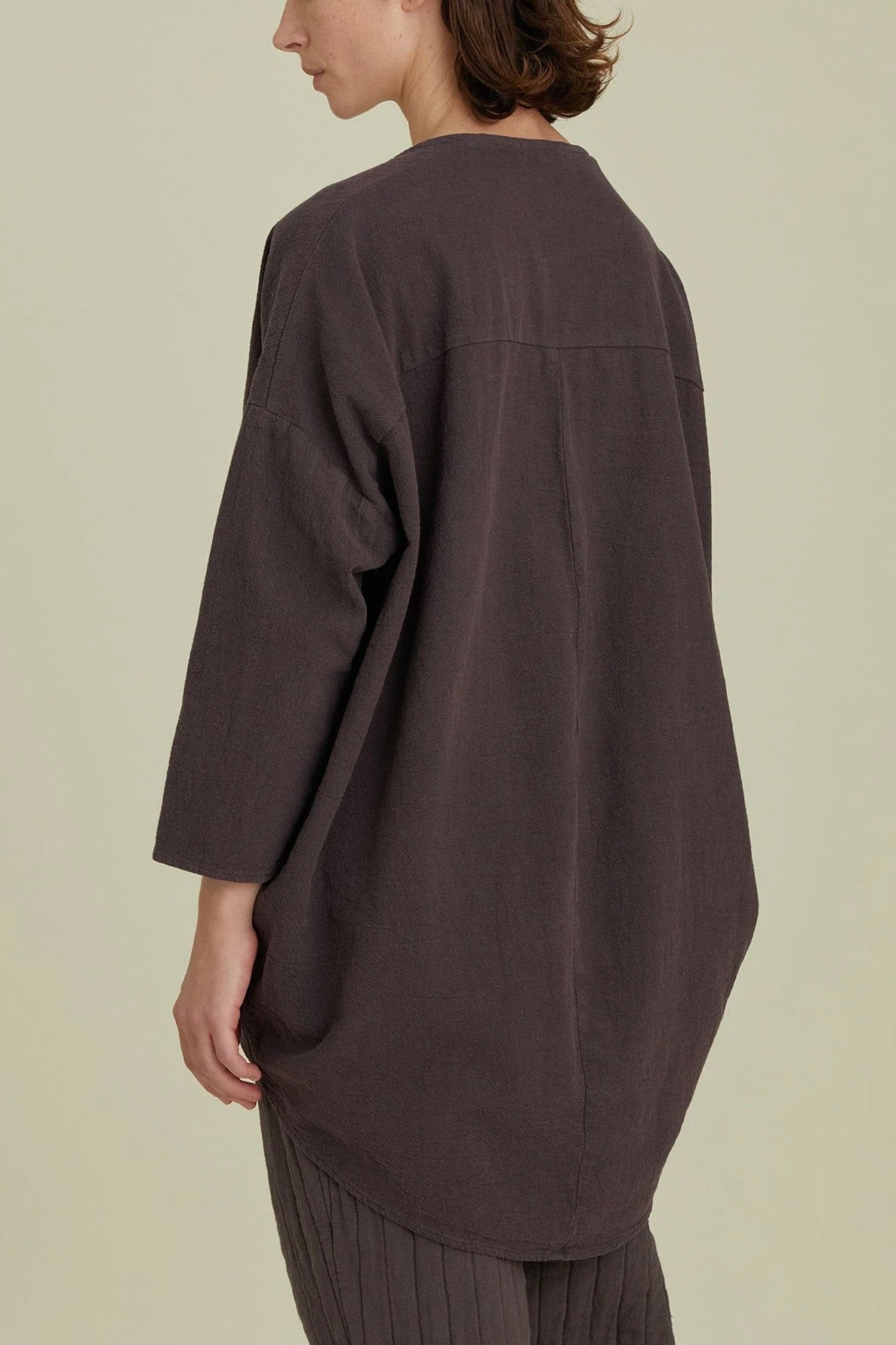 Black Crane LANTERN Tunic / Plum
