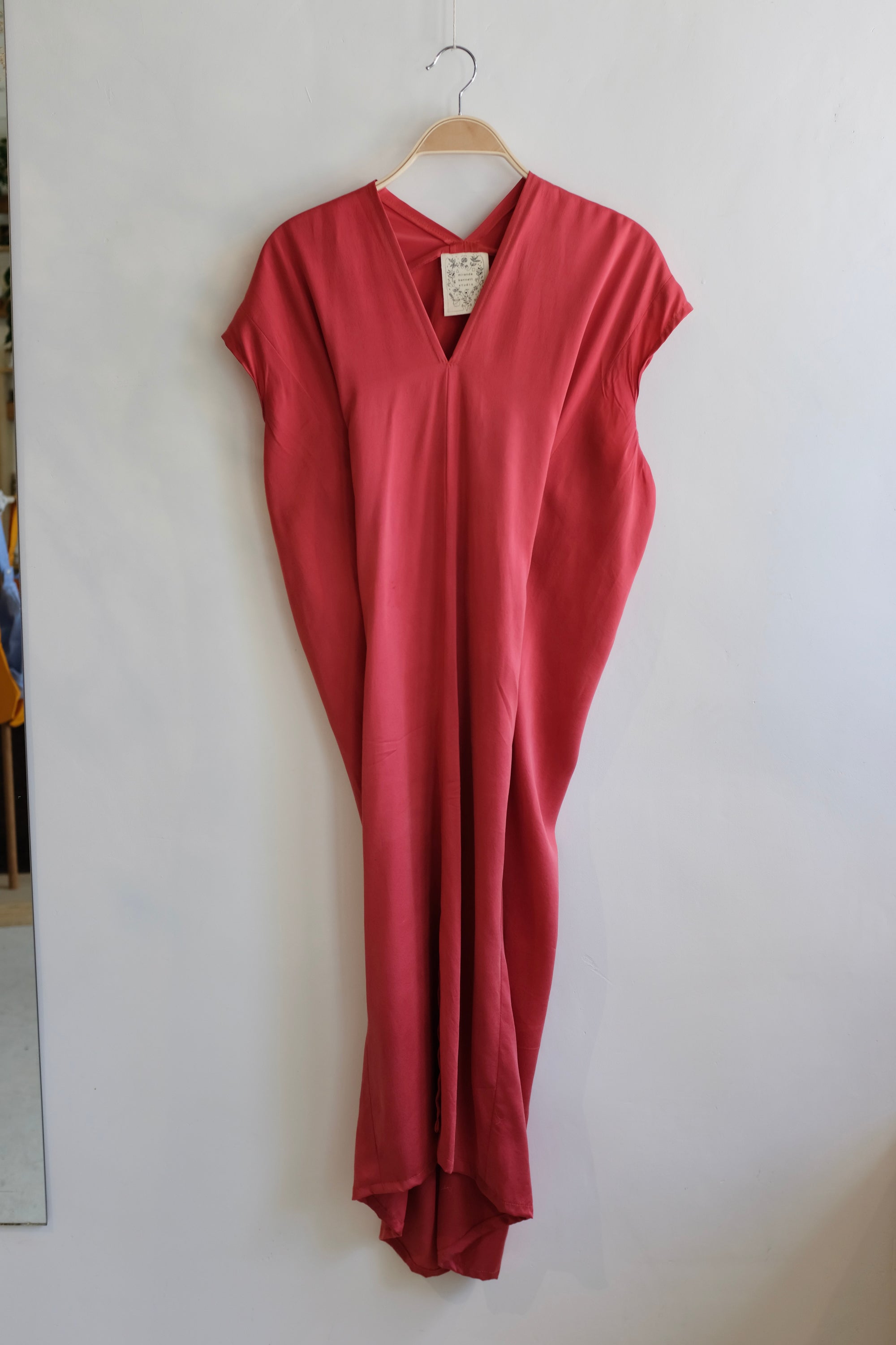 Pre-loved / Miranda Bennet Silk Charmeuse Knot Dress / One Size