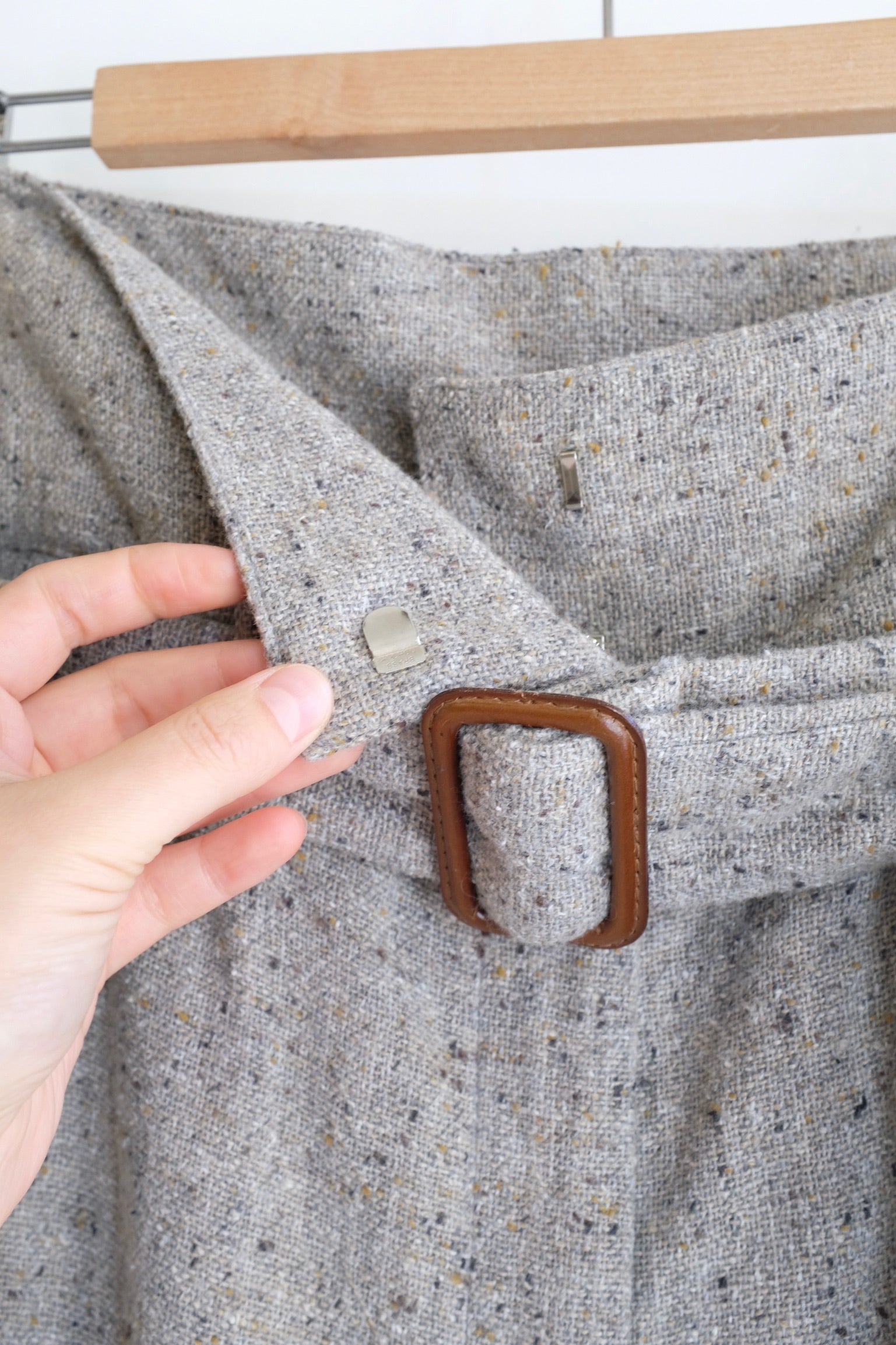 Pre-Loved / Caron Callahan Dover Pant / Cotton Donegal Tweed