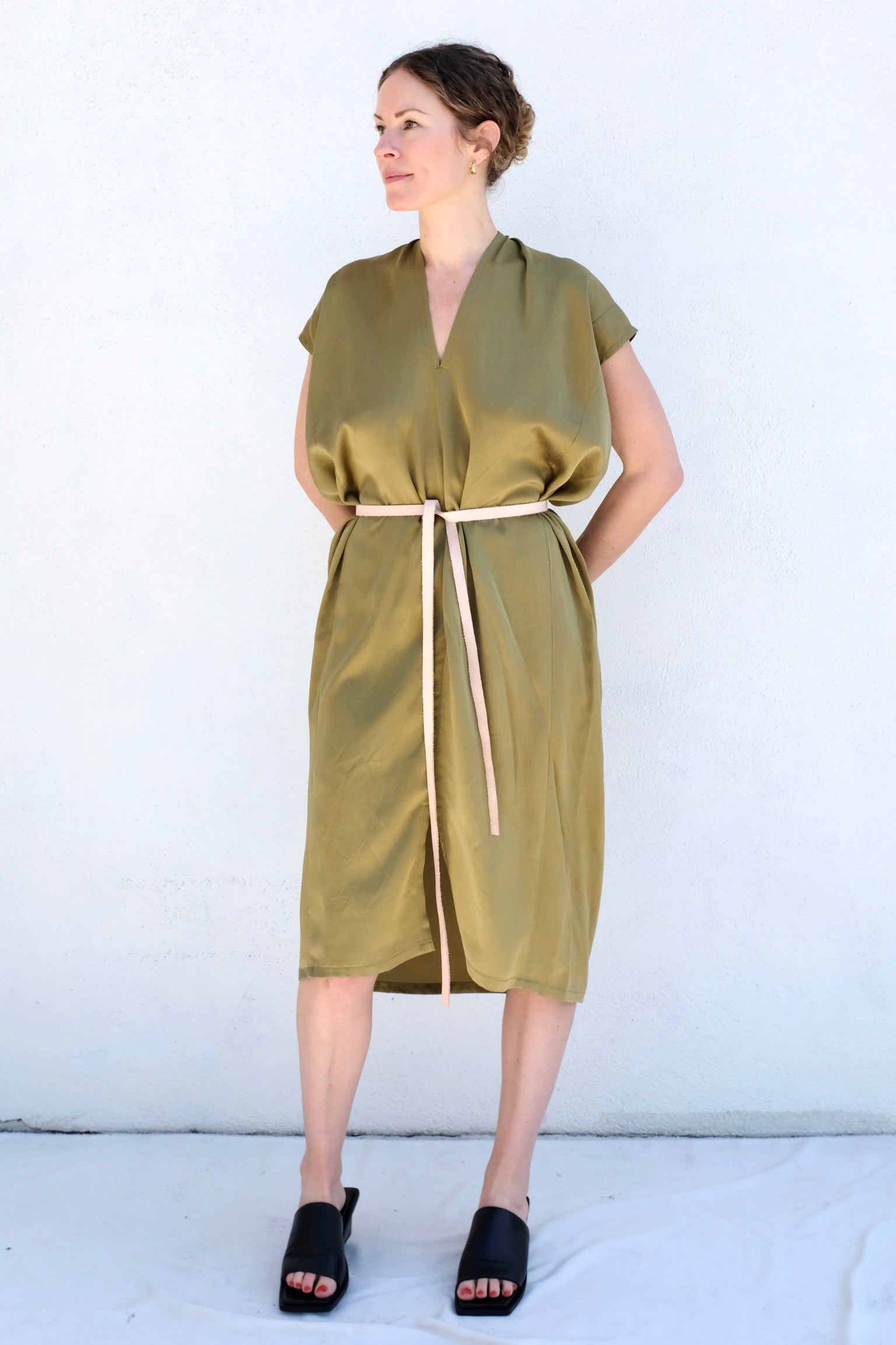 Miranda Bennett Knot Dress Silk Charmeuse / Pericón & Iron