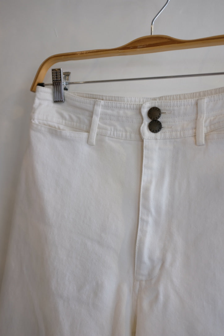 Pre-loved / A Piece Apart Merida White Pants / Size 6