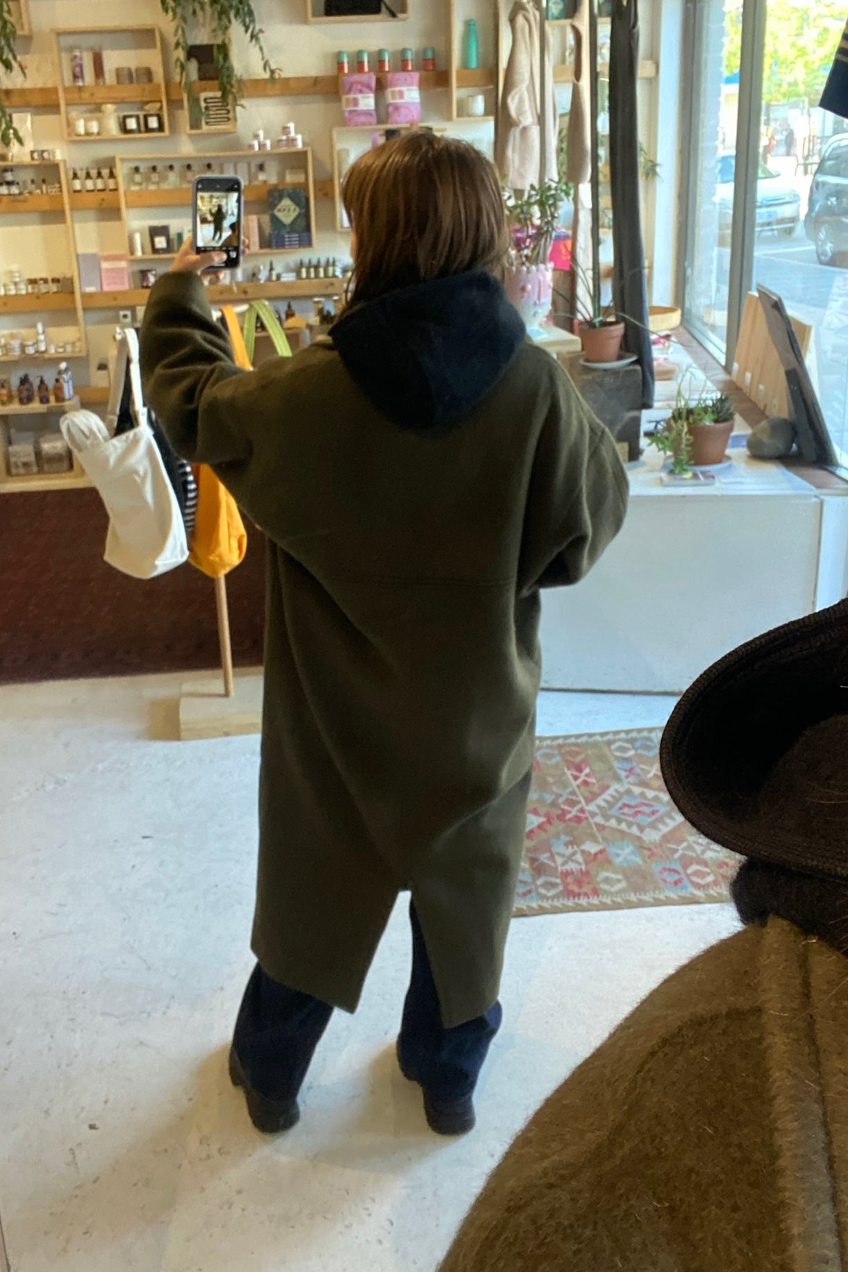 Oversized Wool Coat / Deep Olive