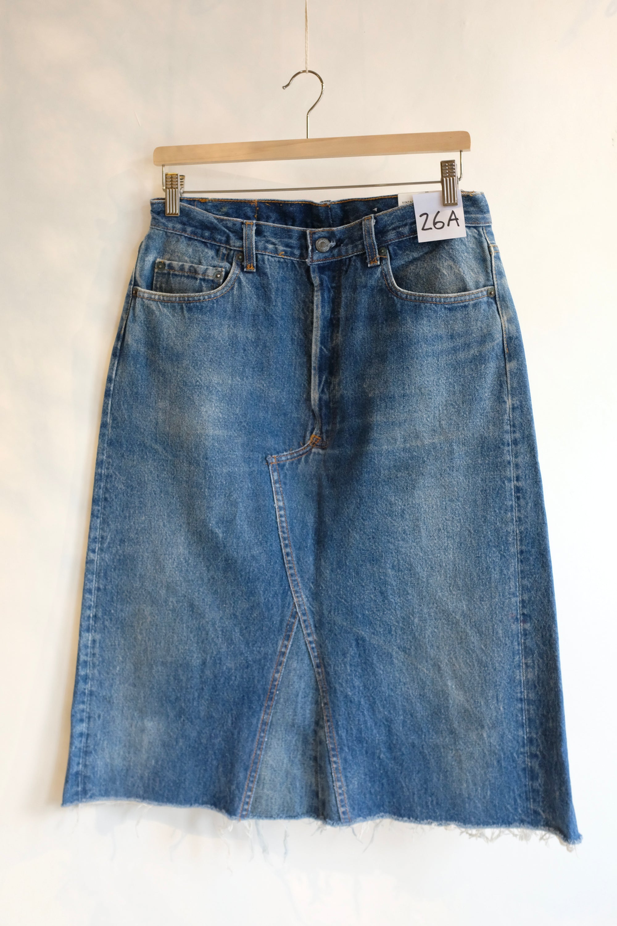 Vintage Insert Skirt / Vintage Indigo