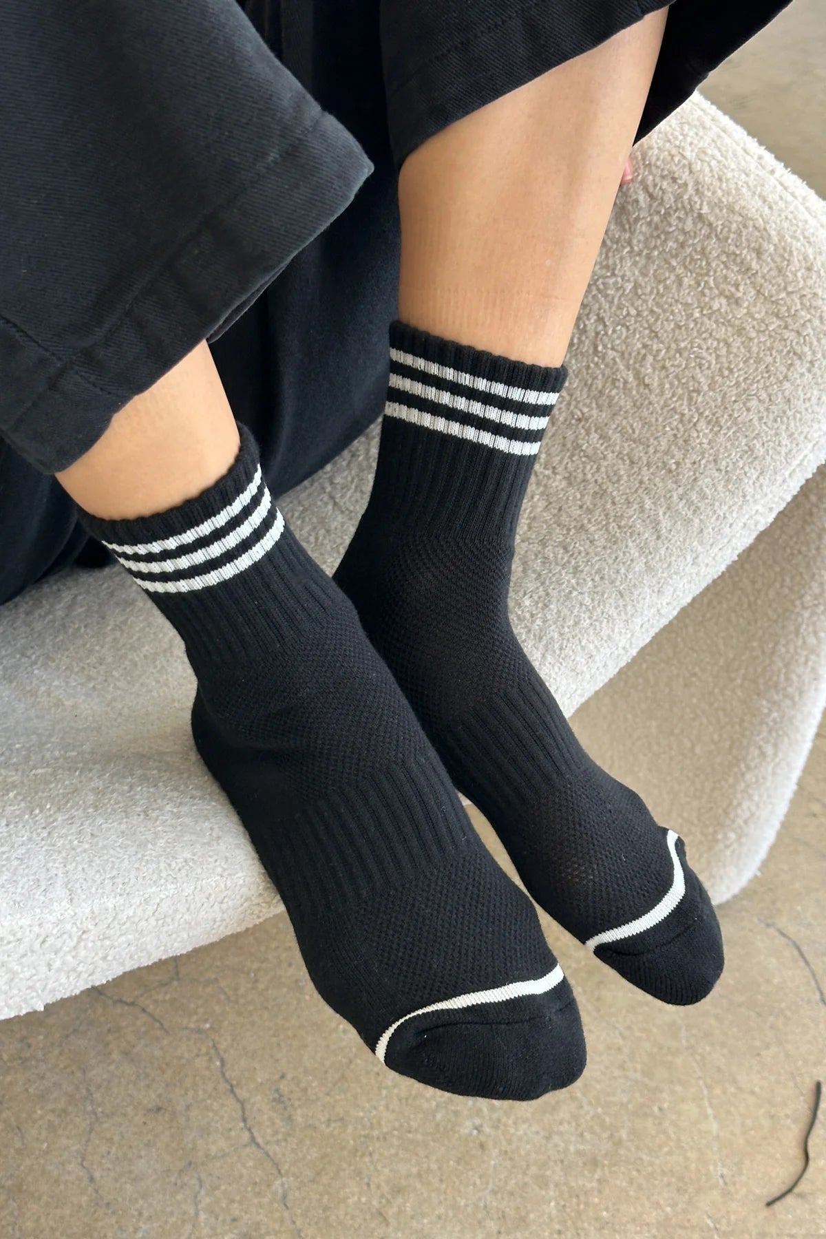 Le Bon Shoppe Girlfriend Socks / Black