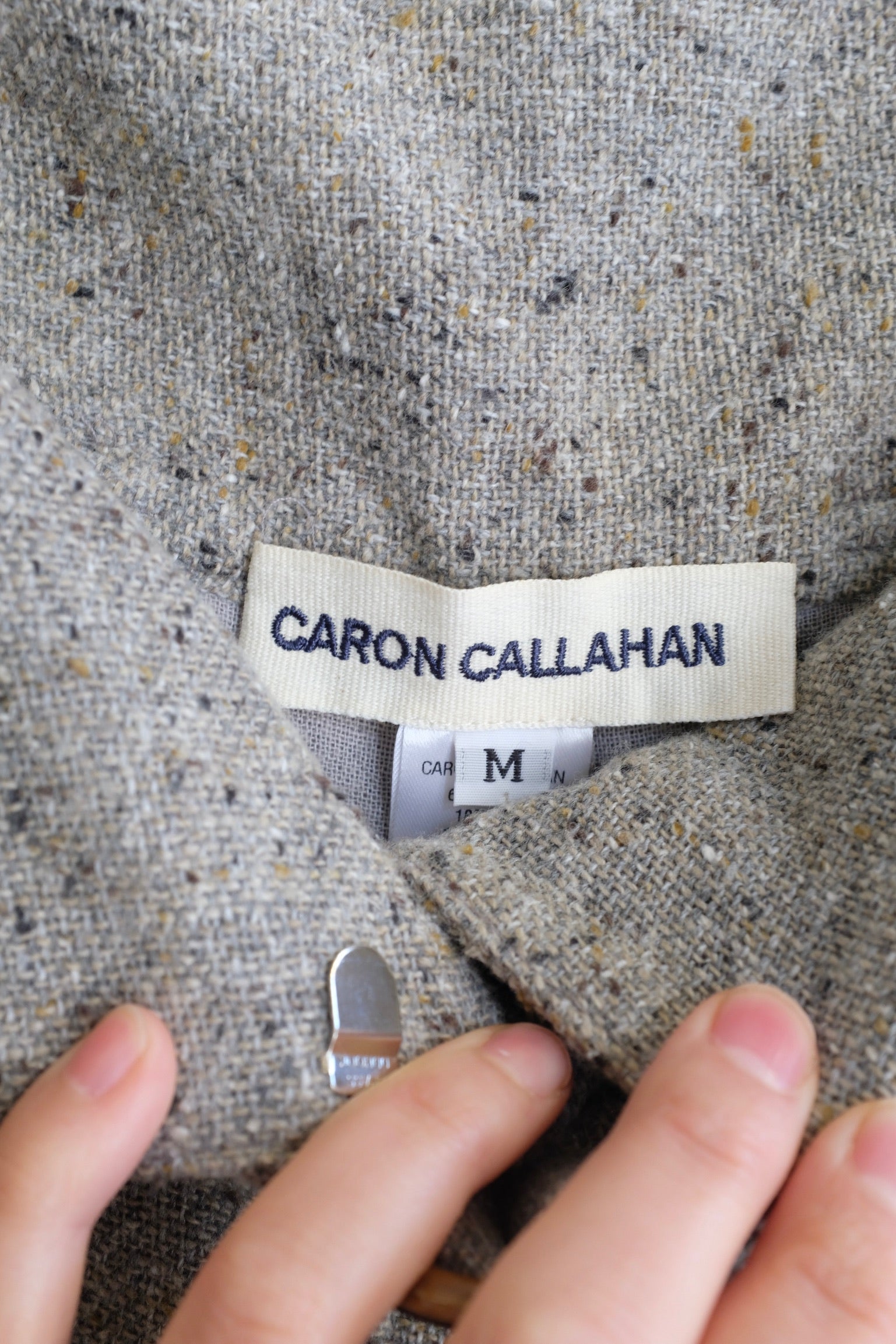 Pre-Loved / Caron Callahan Dover Pant / Cotton Donegal Tweed