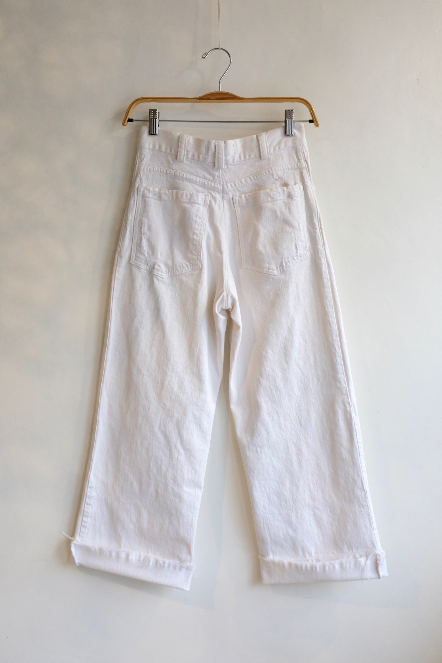 Pre-loved / Rachel Comey Straight White Denim Pants / Size 4