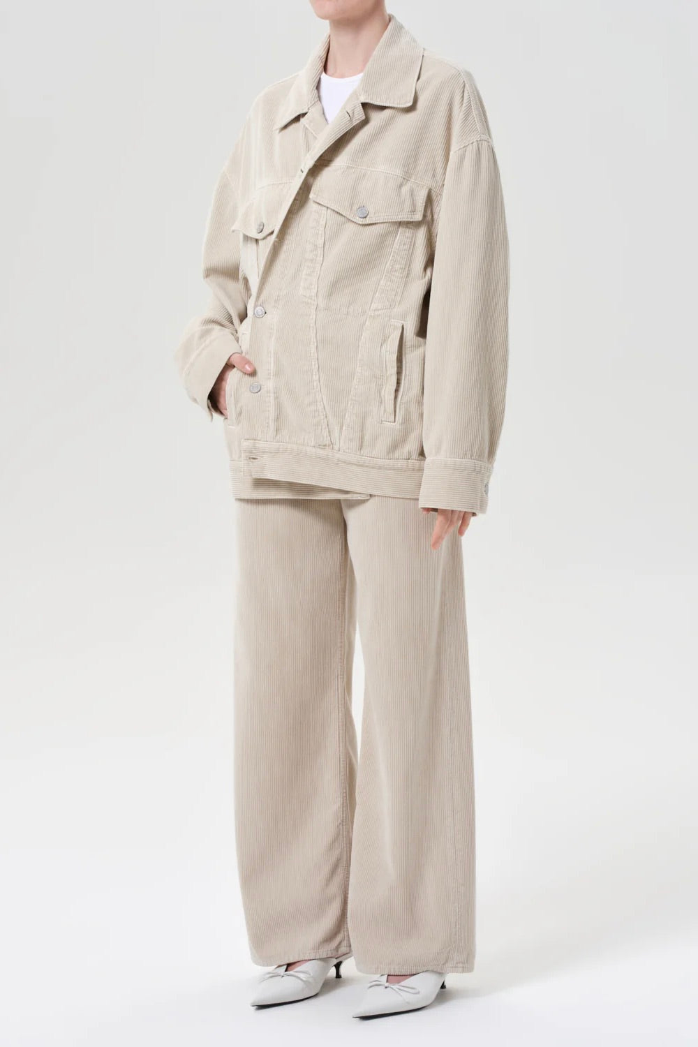 Agolde Reworked Wayne Jacket / Rice Grass