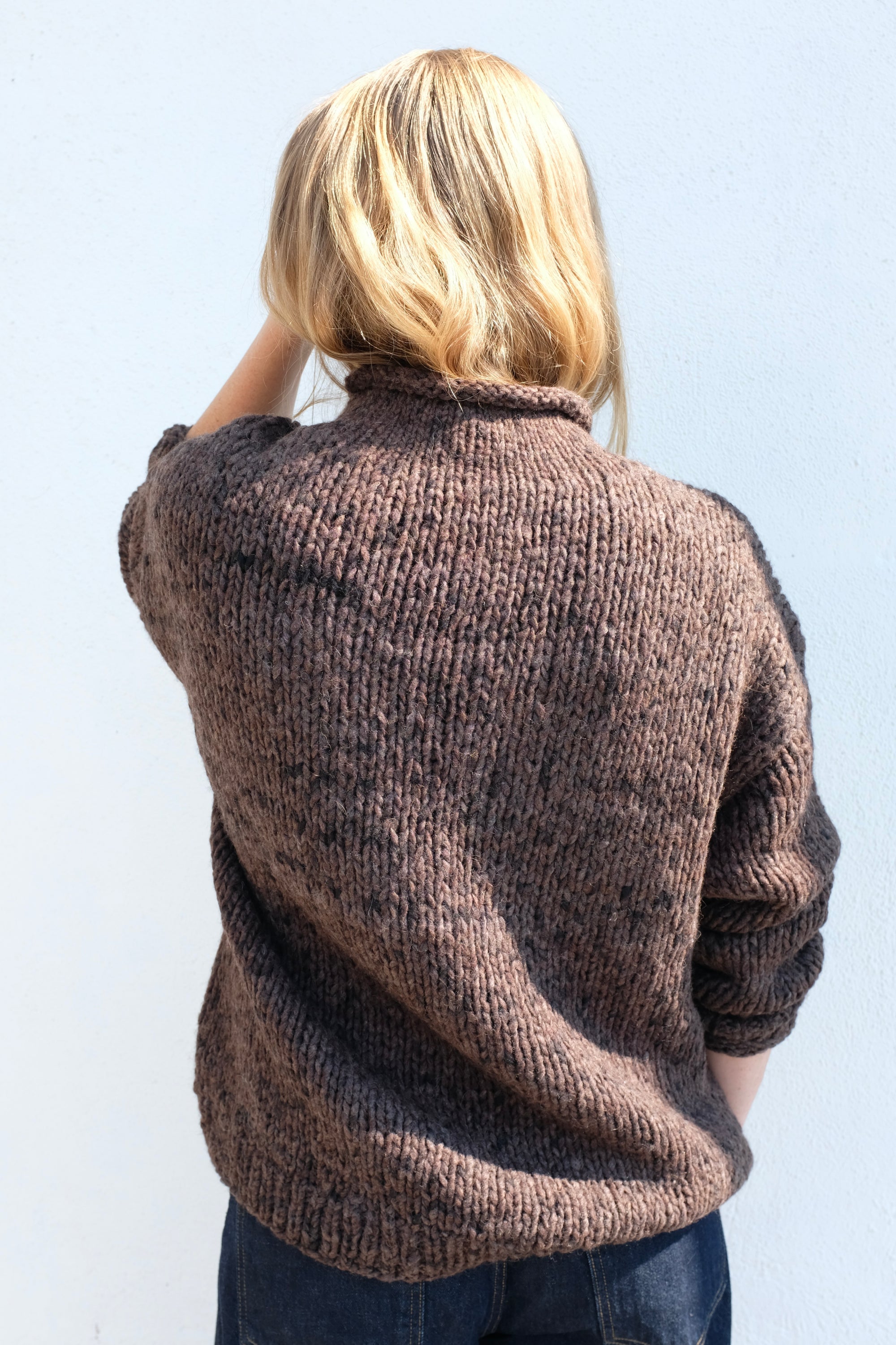 Lauren Manoogian Handknit Paint Rollneck / Black