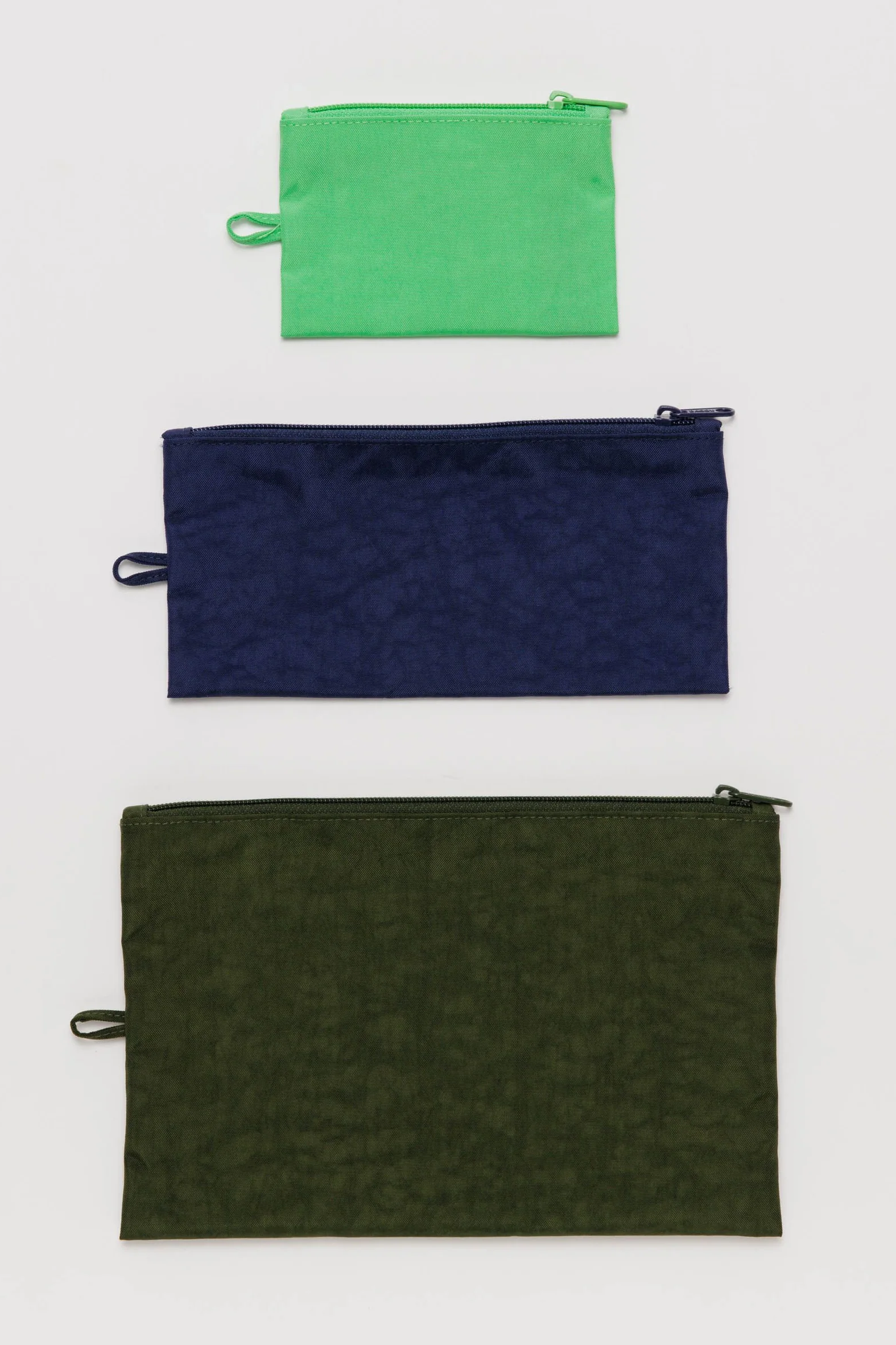 BAGGU Flat Pouch Set / Marine