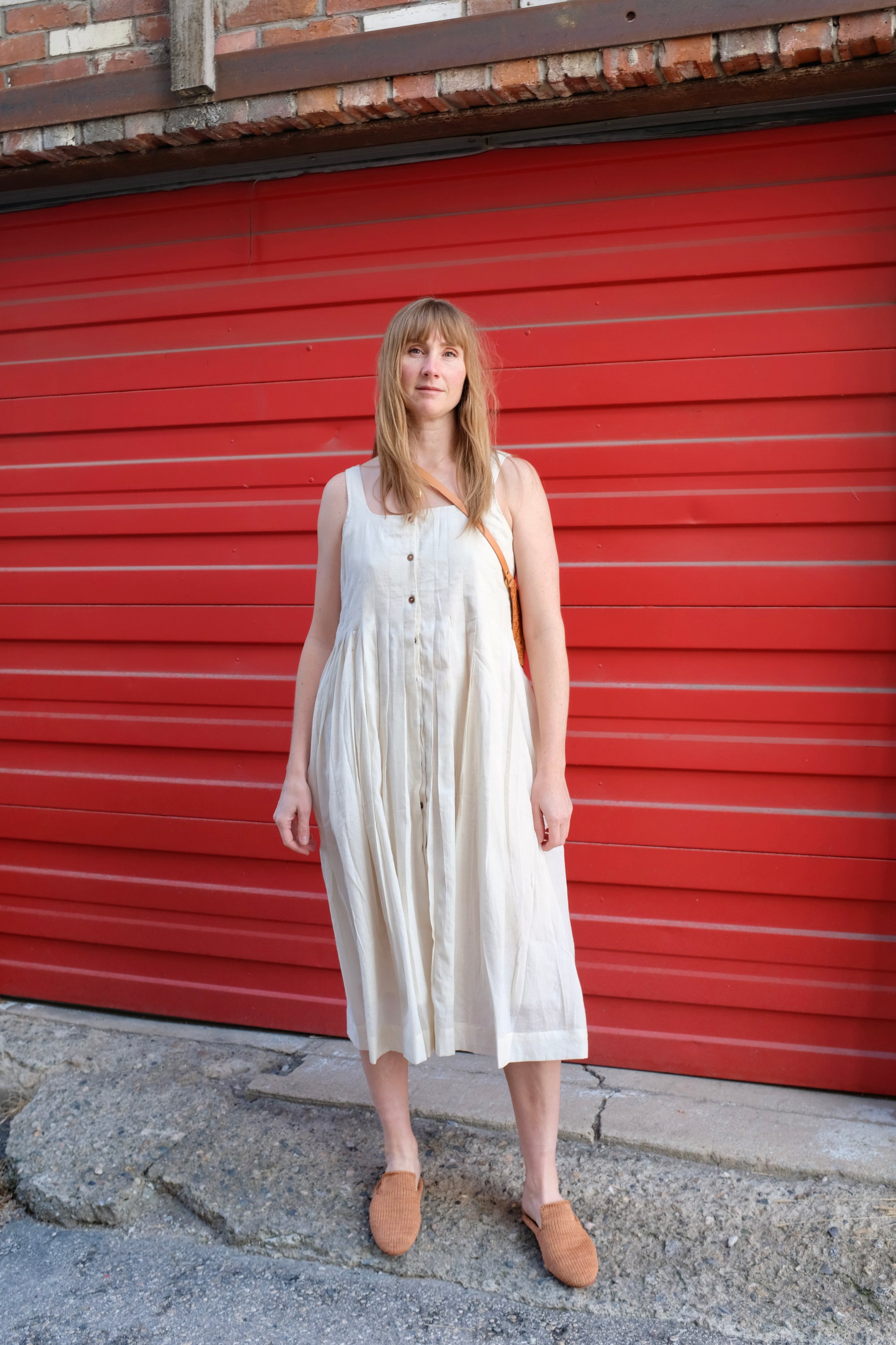 World of Crow Romantic White Midi Dress