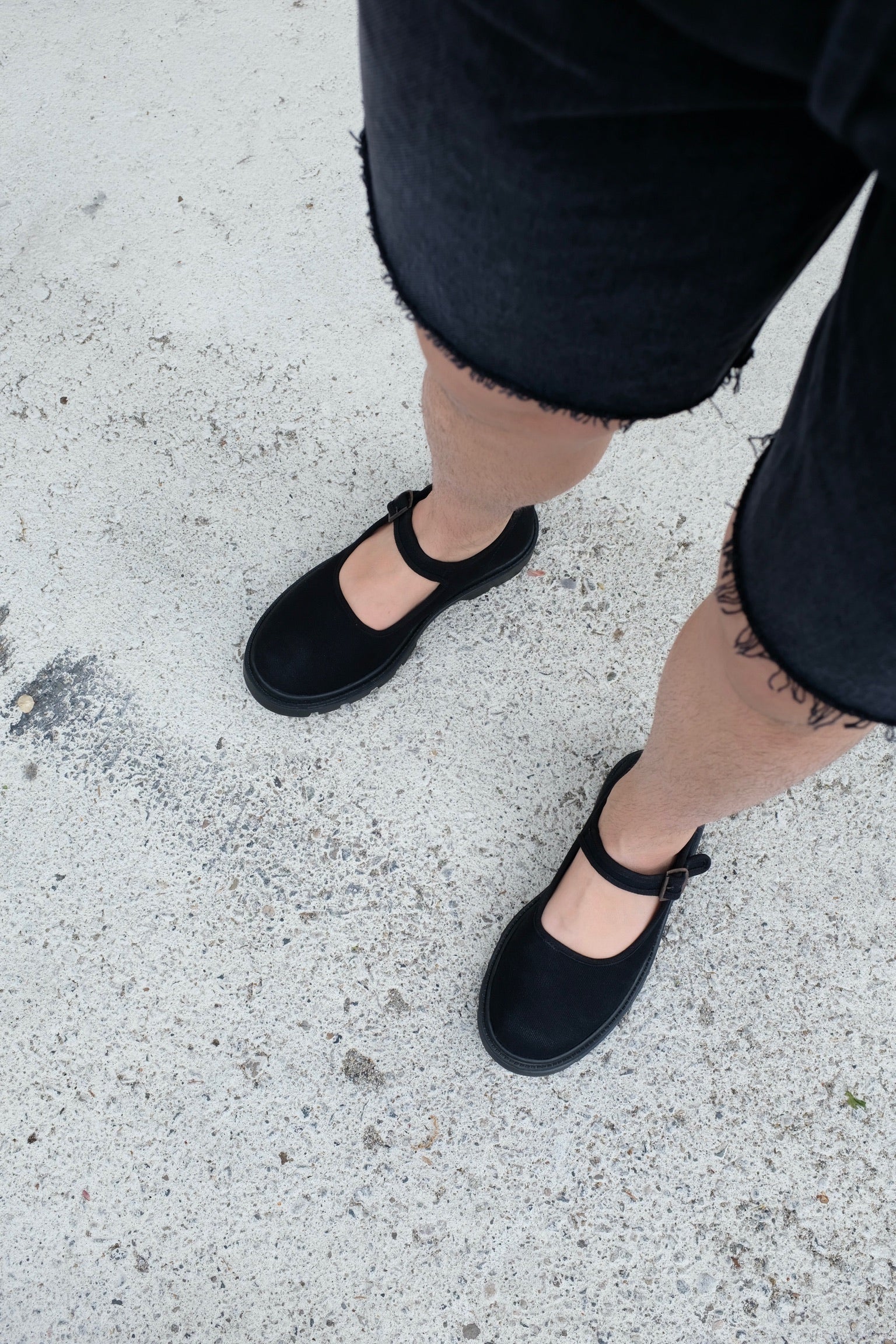 Classic Lug Sole Mary Jane / Black
