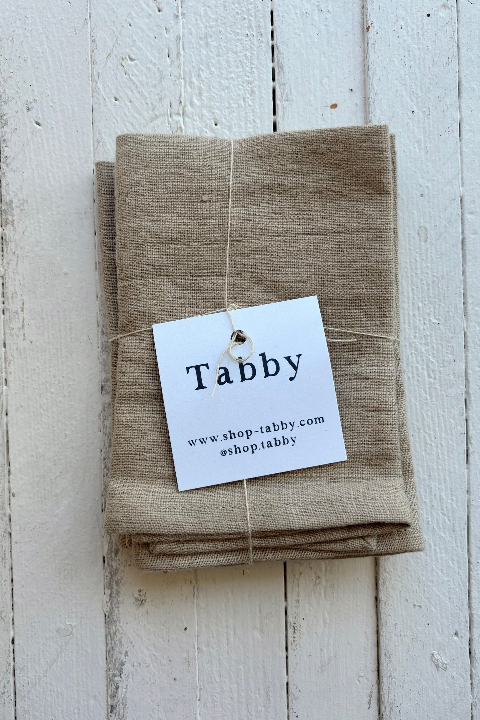 Tabby Napkins / Oatmeal