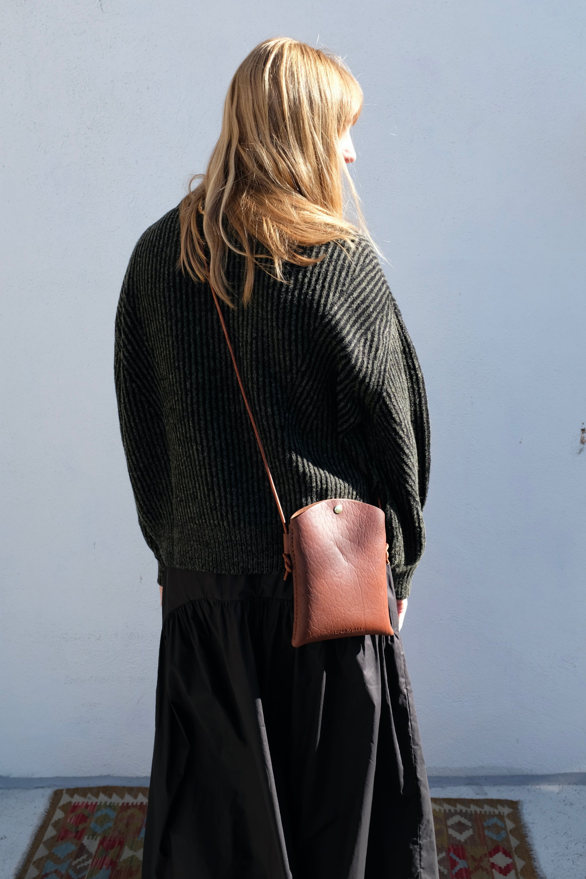 Loper & Haas Petite Arc Crossbody / Rugged Whiskey