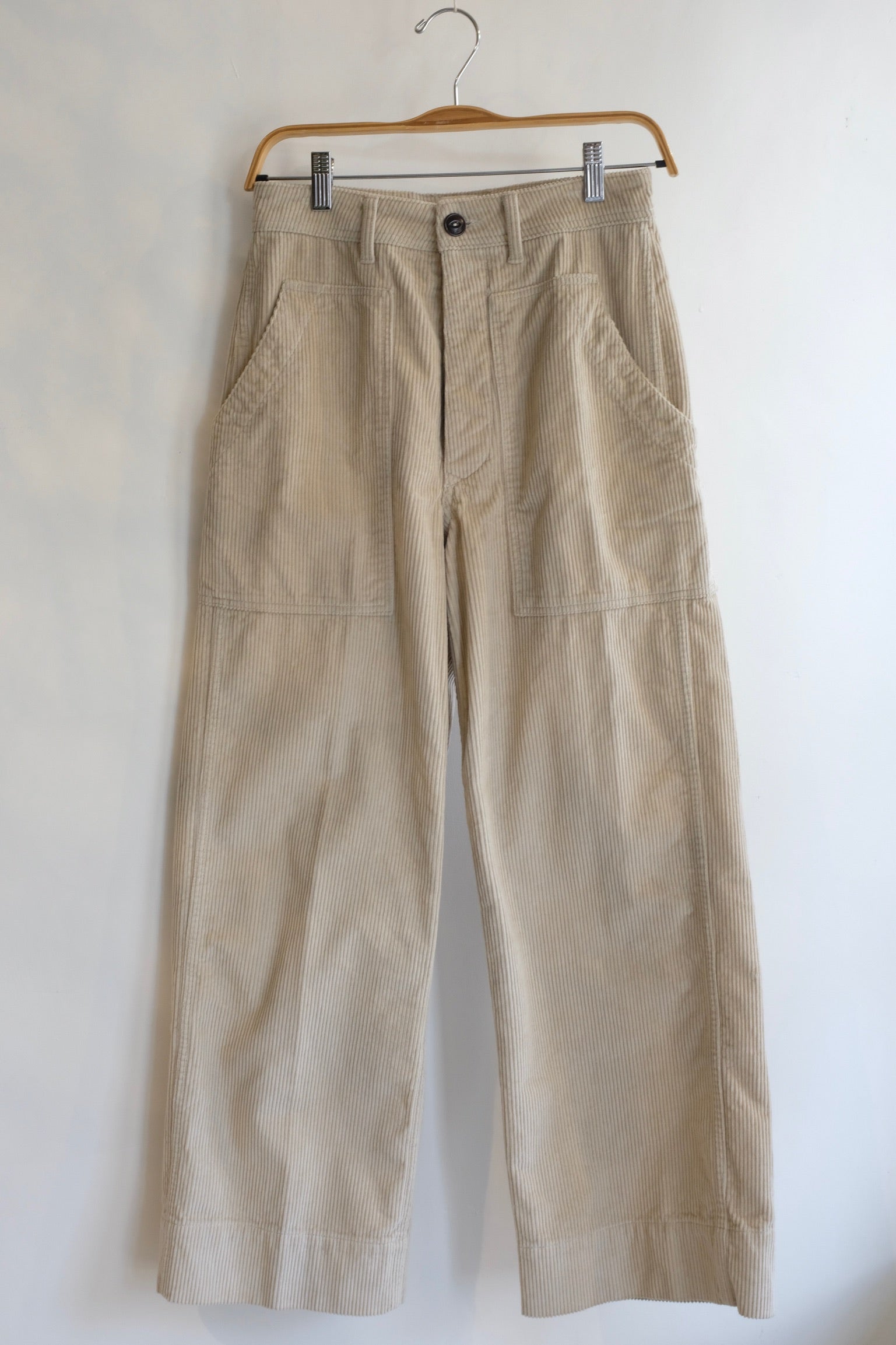 Pre-loved / Girls of Dust / Sailor Fatigue 8 Wales Cords / Stone / Size XS