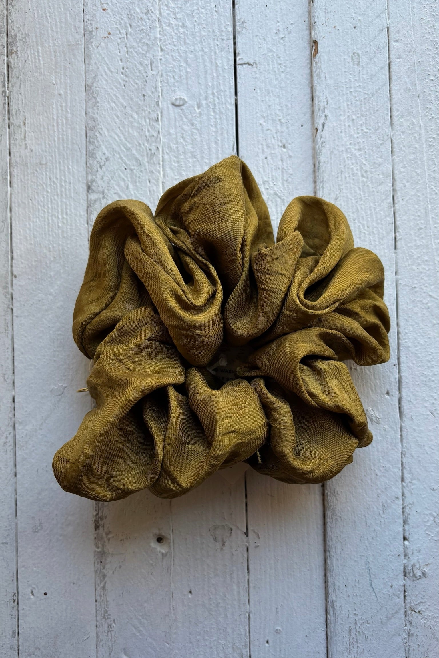 XL Silk Scrunchie / Marigold + Iron