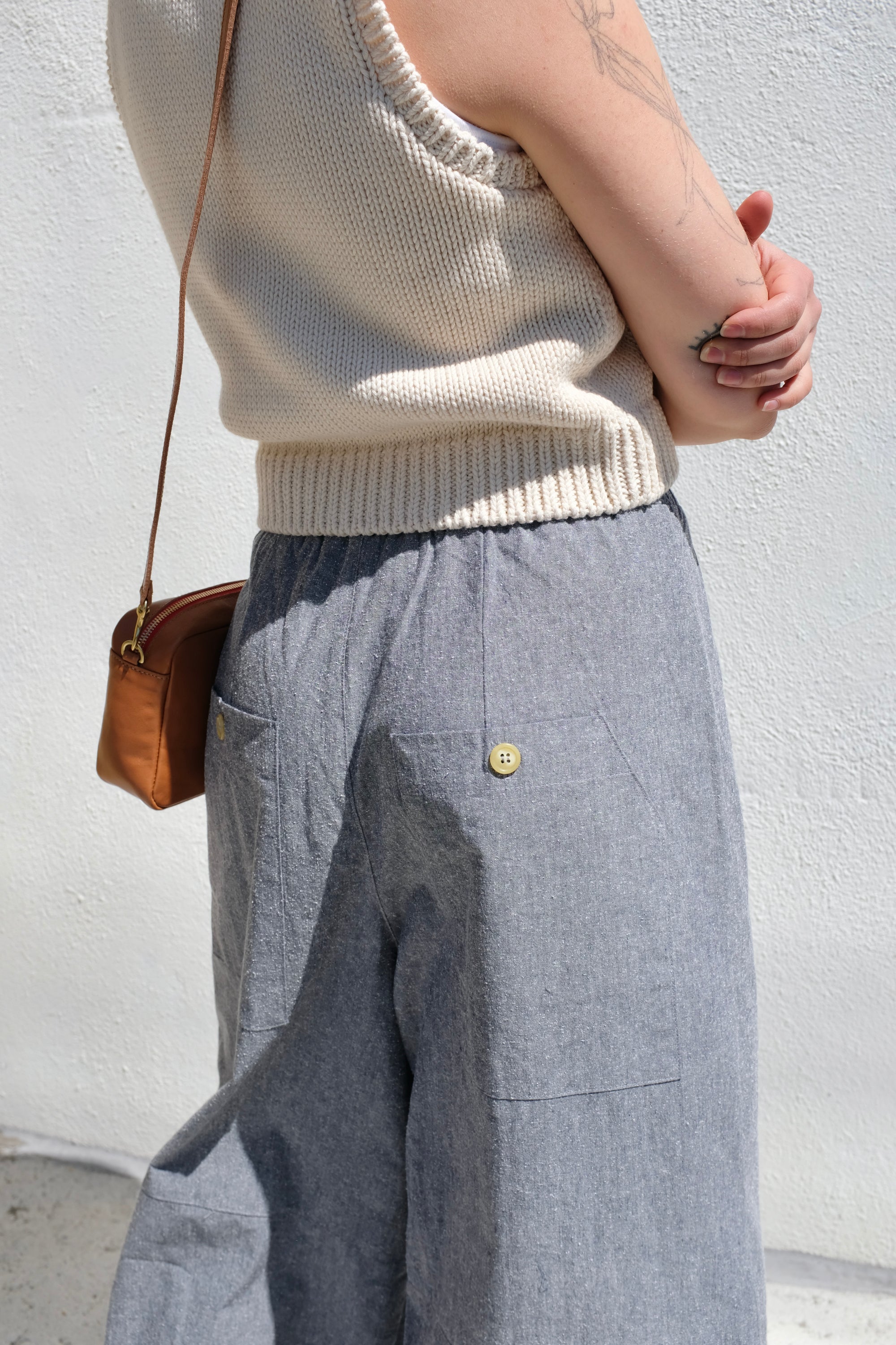 Atelier Delphine Hannah Pant / Chambray Silk