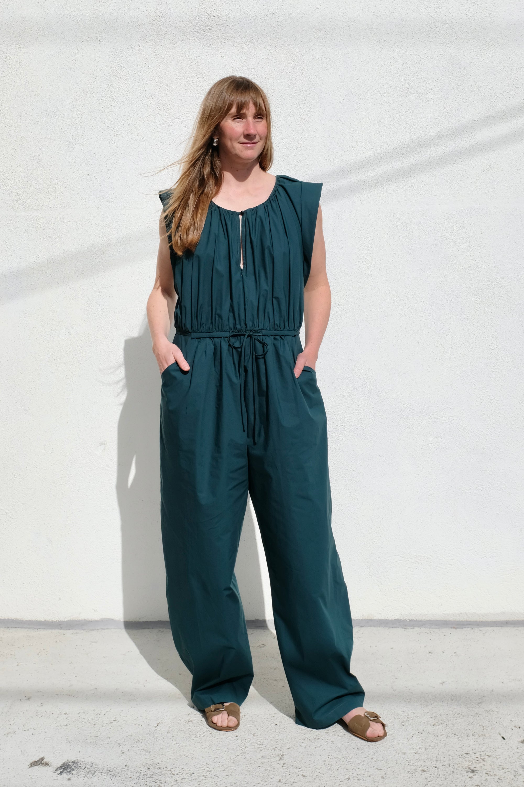 Rachel Comey Valencia Jumpsuit / Dark Juniper
