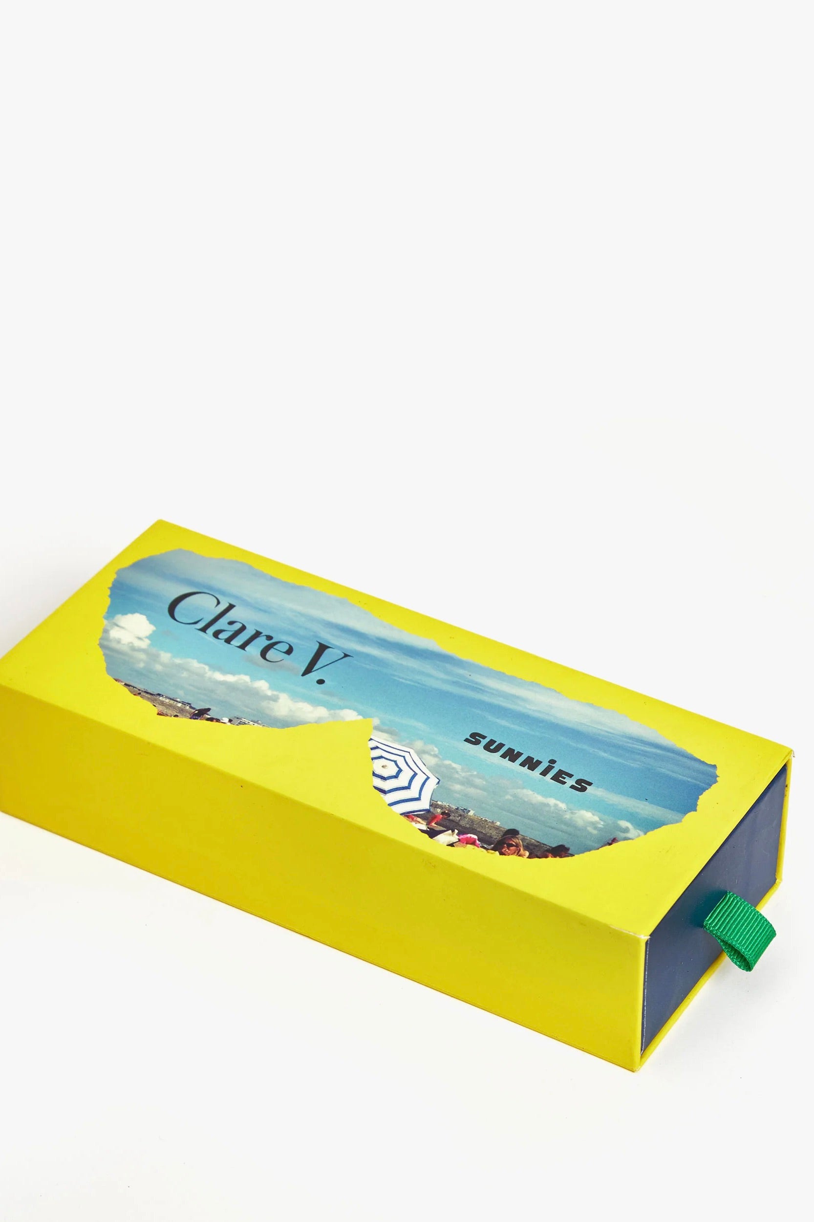 Clare V. Lizzie Sunglasses / Petrol Blue