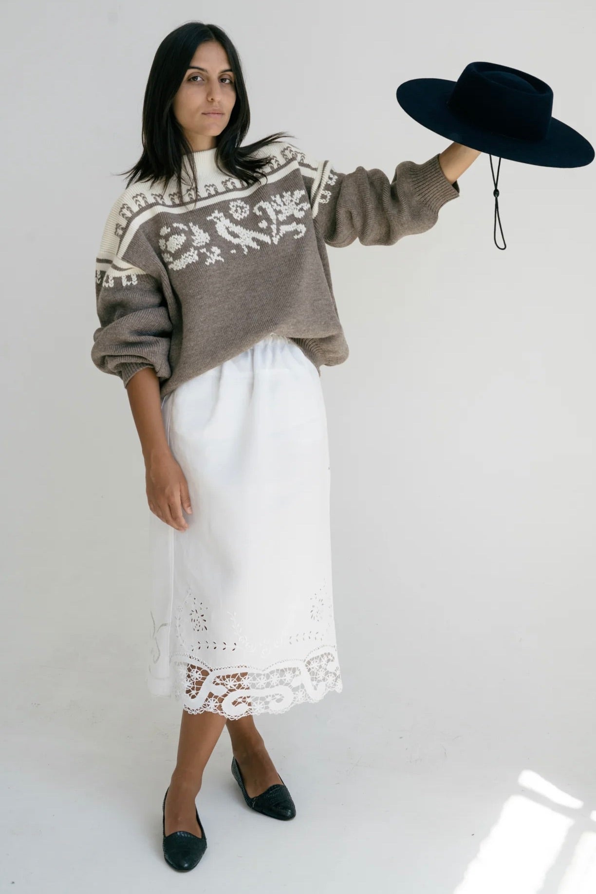 Criollo Hand Embroidered Wool Jumper / Cub