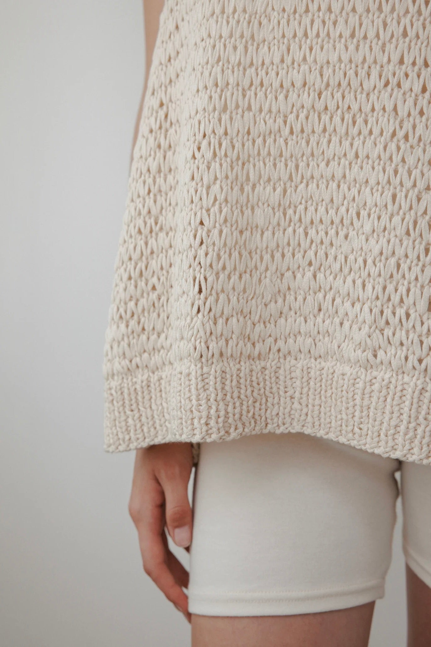 Wol Hide Handknit Tank / Bone