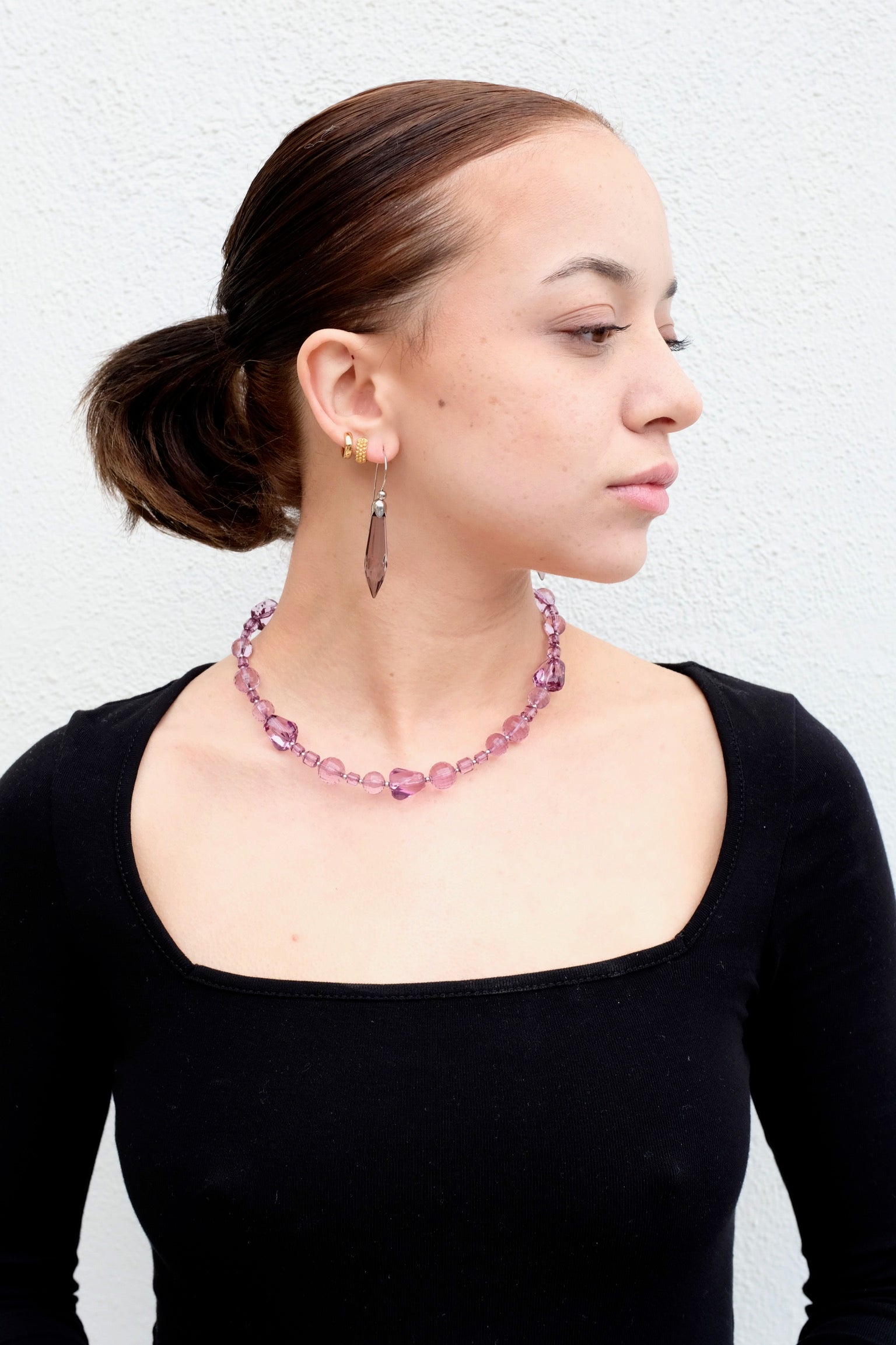 Rachel Comey FRIEZE Choker / Clear Purple