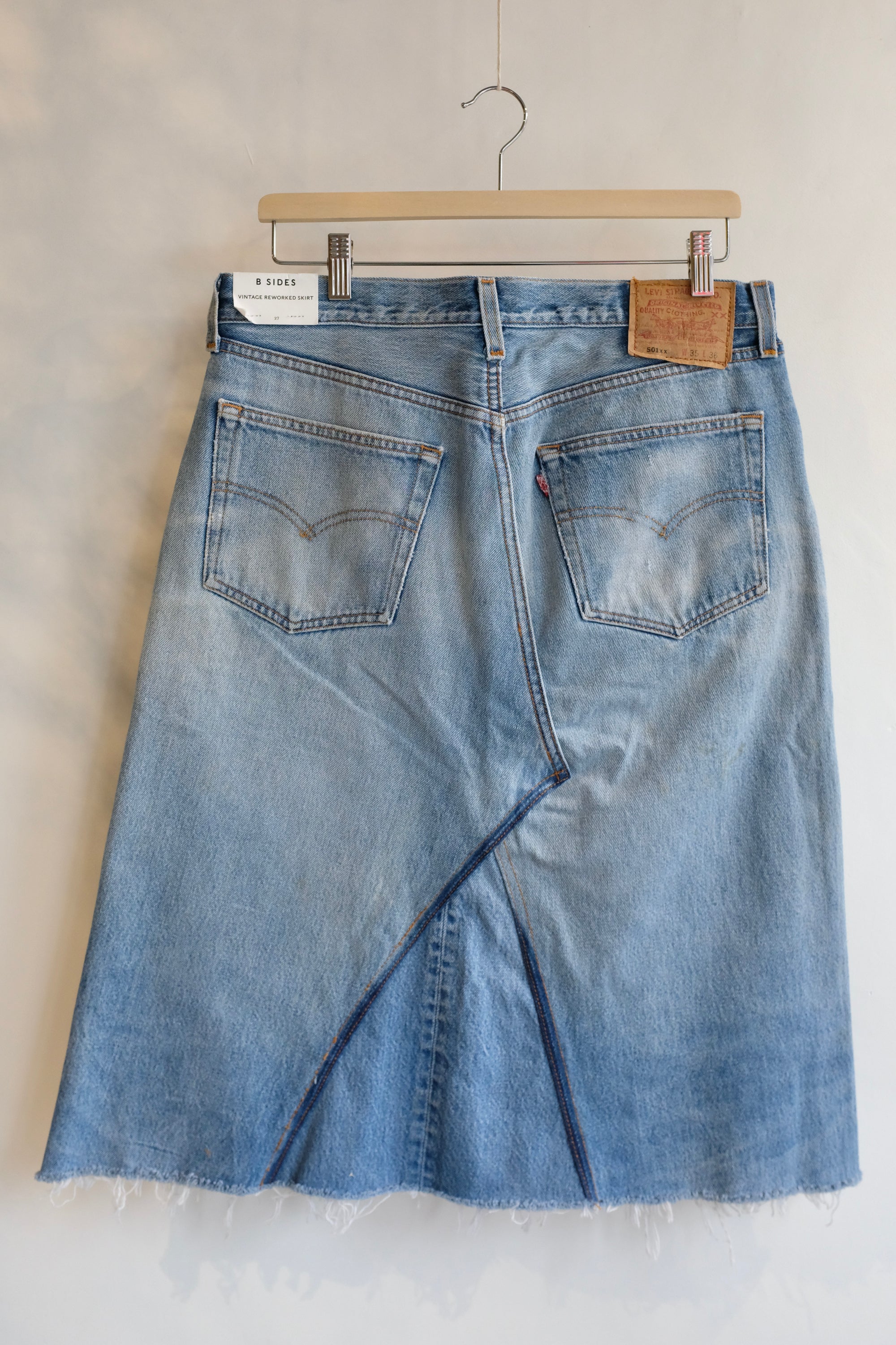 Vintage Insert Skirt / Vintage Indigo
