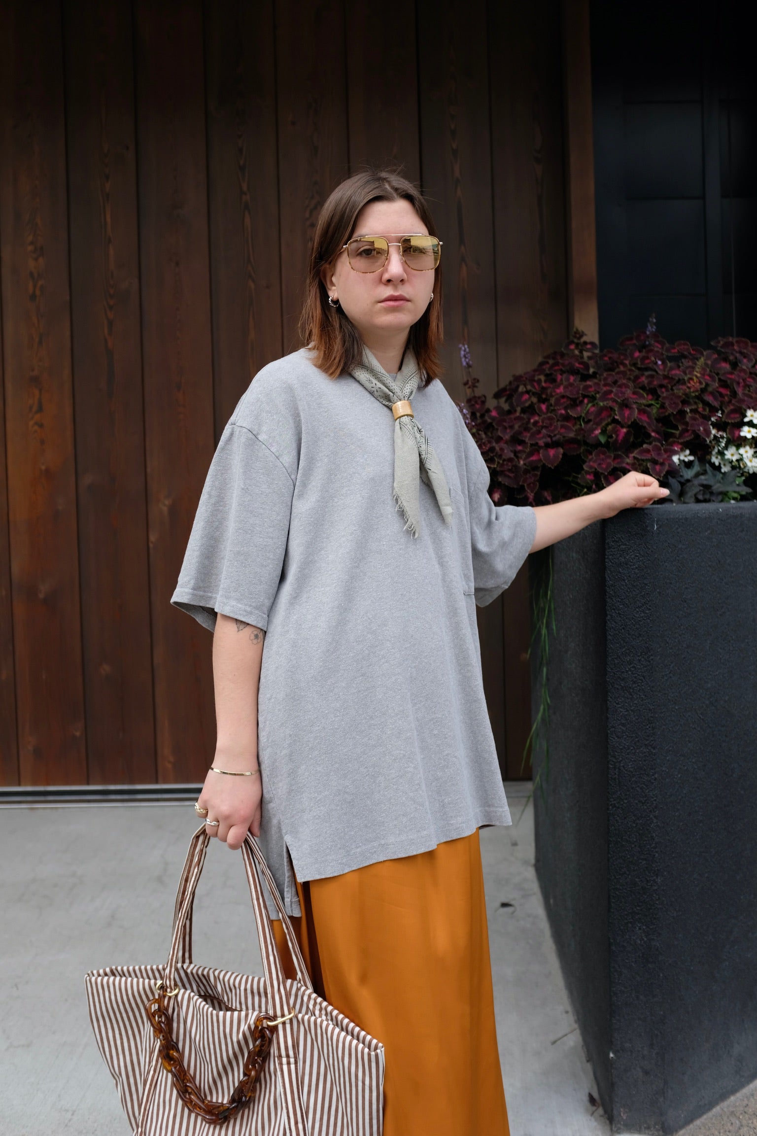 Jungmaven Big Tee / Athletic Grey