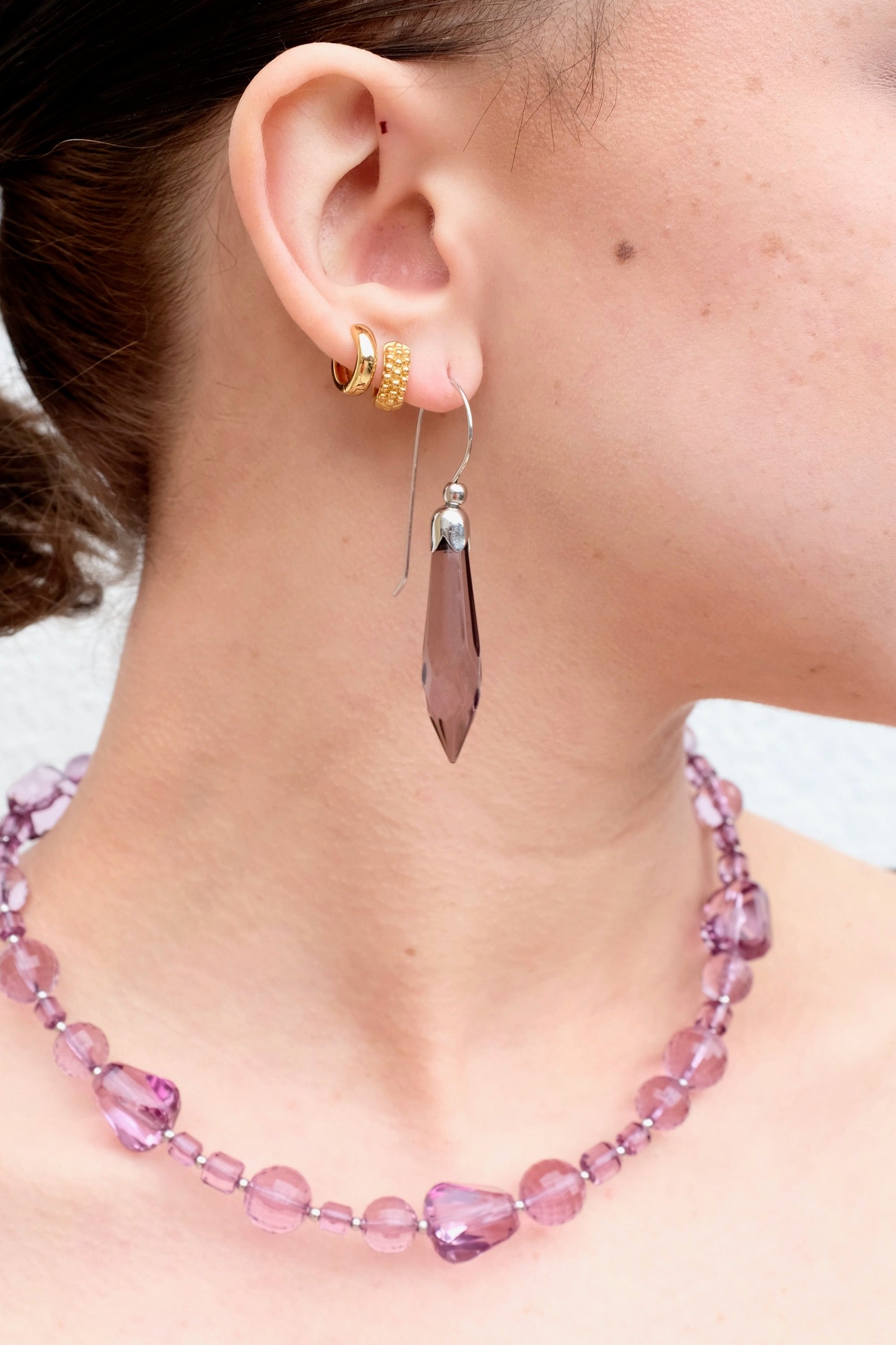 Rachel Comey FRIEZE Choker / Clear Purple