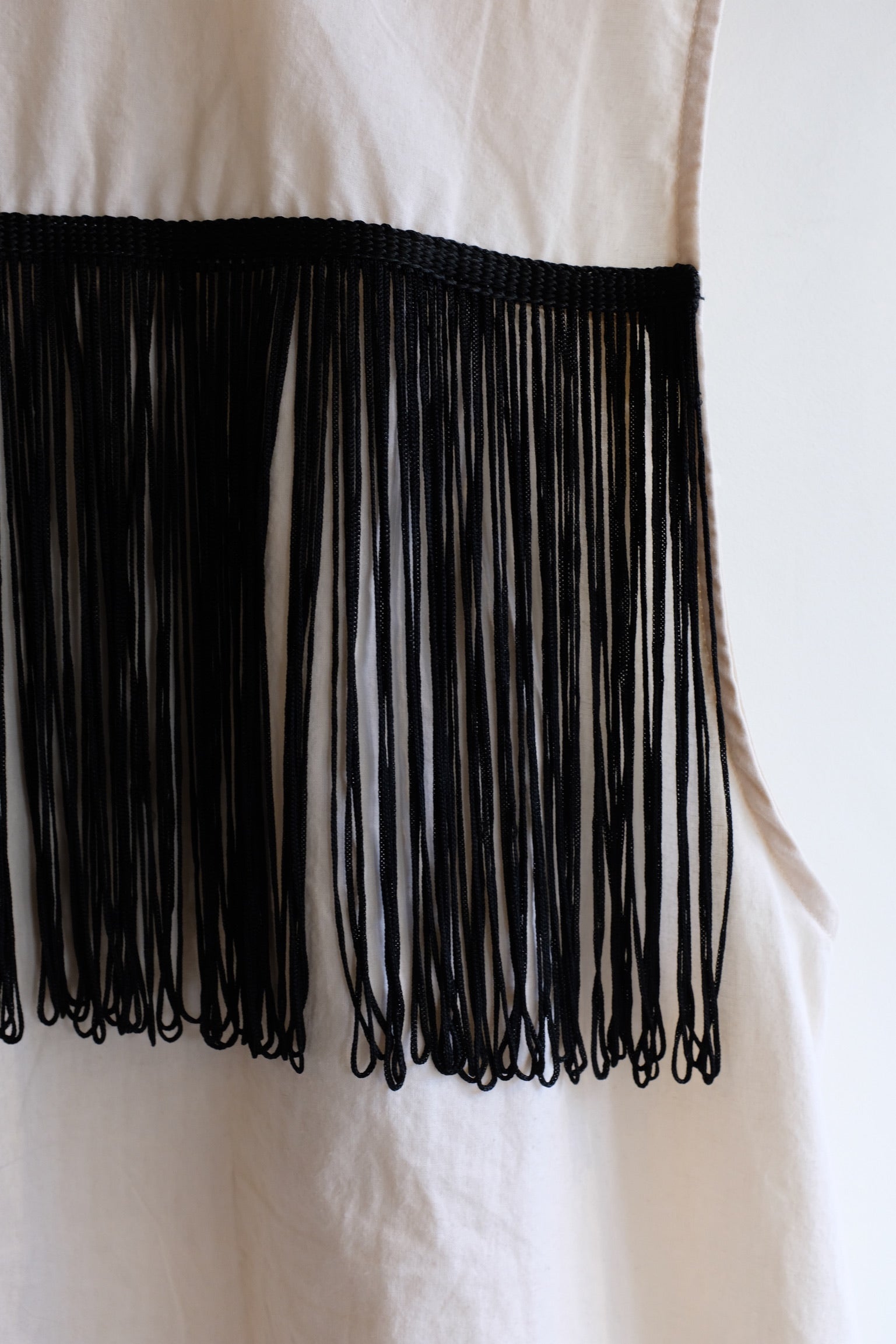 Pre-loved / et Tigre Ave Fringe Blouse Cream / One Size
