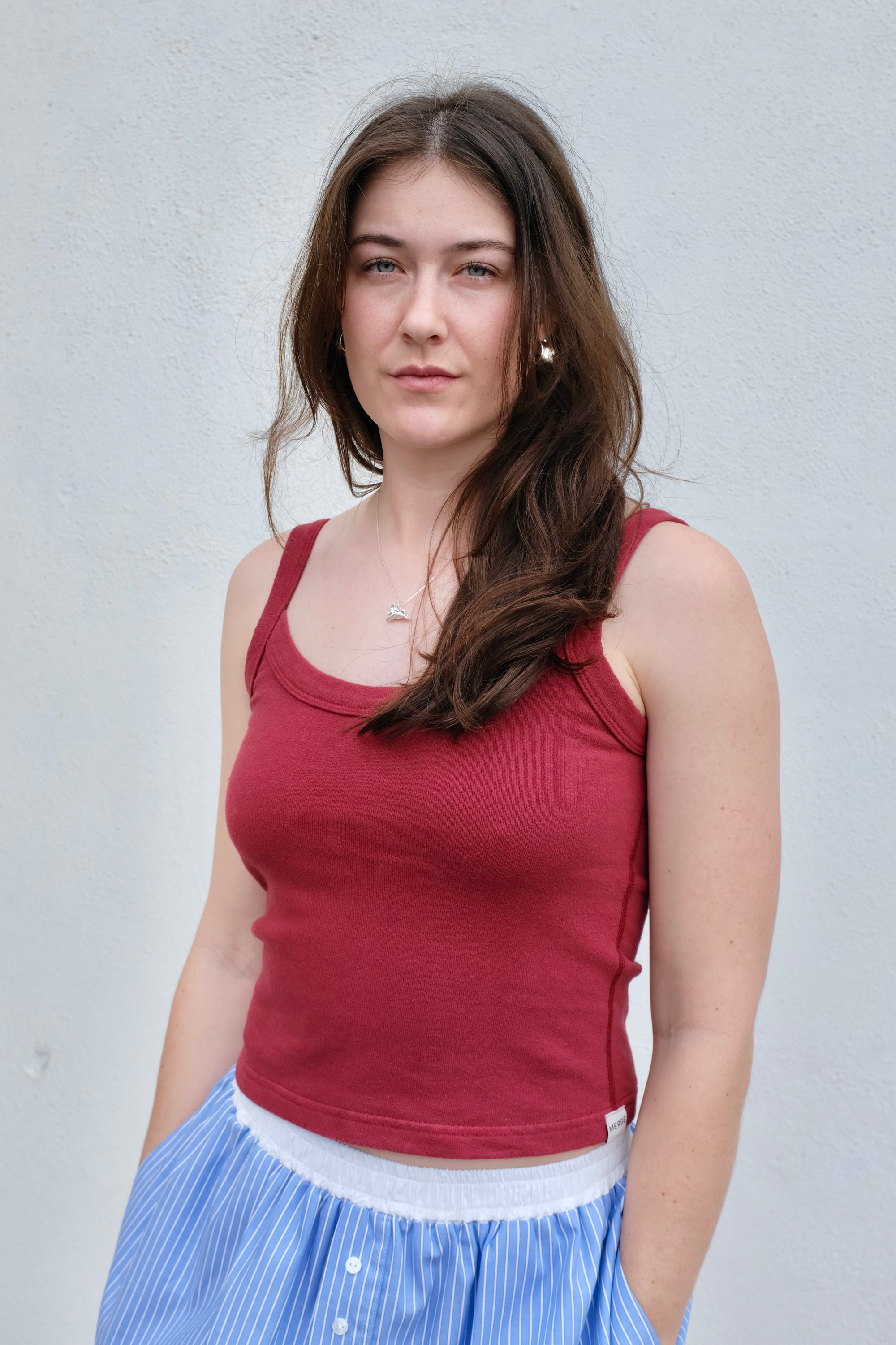 Merge Breeze tank top / Barolo