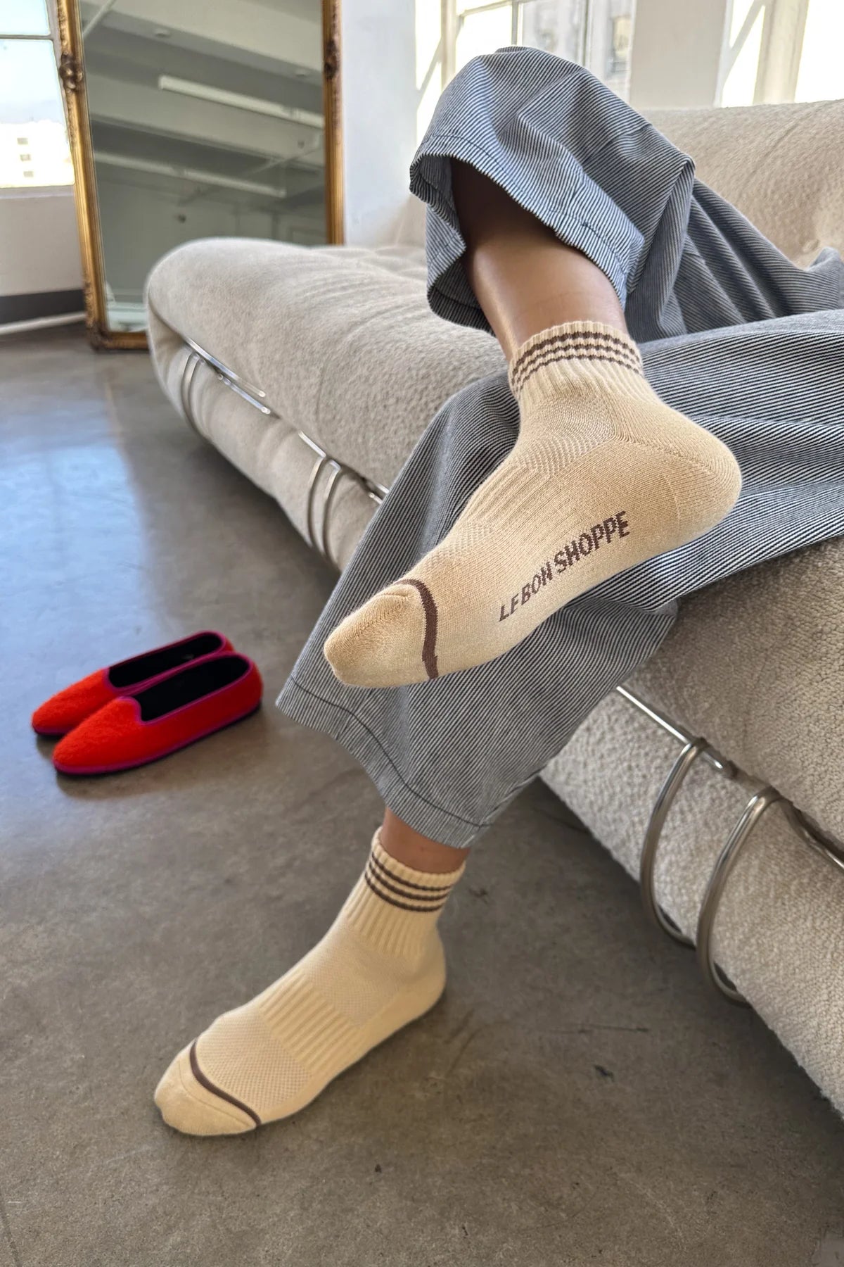 Le Bon Shoppe Girlfriend Socks / Daisy
