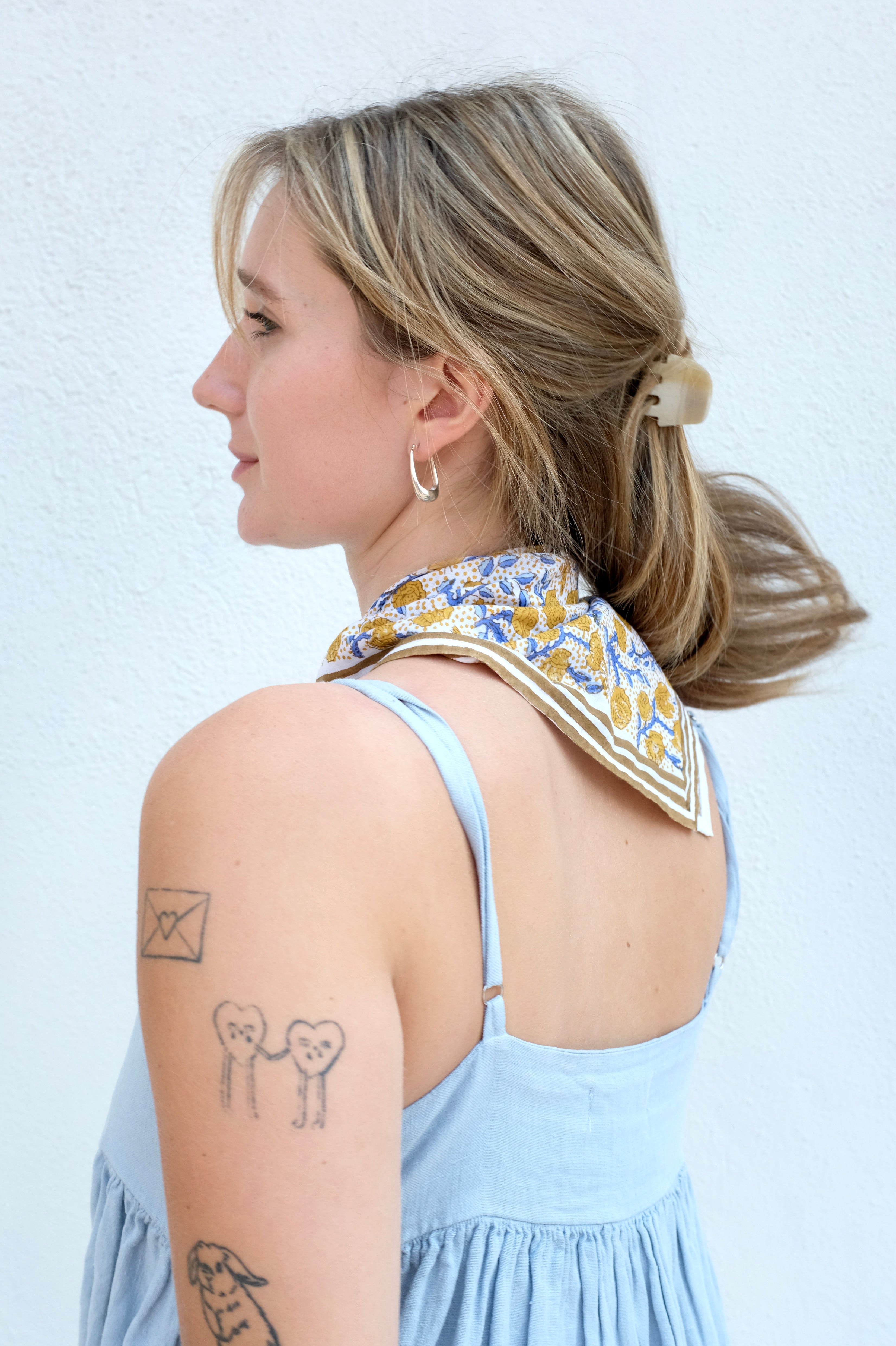 Block Shop Flower Bandana / Roses